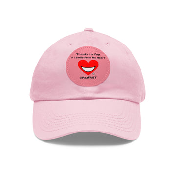 Dad Hat with Leather Patch (Round) | Extend Total *Kindness with 