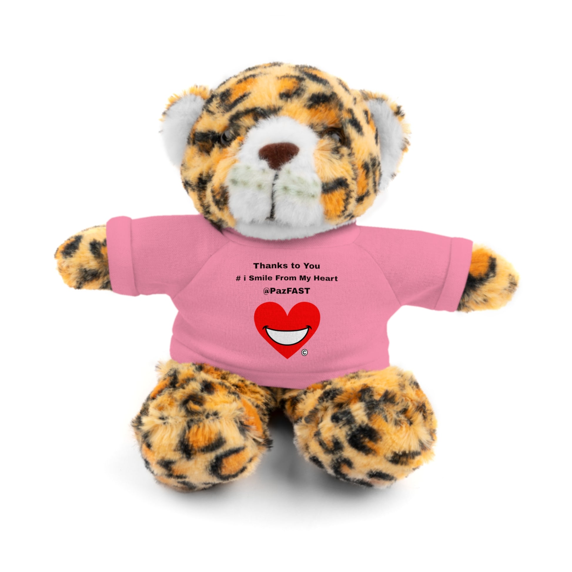 Stuffed Animals with Tee | Extend Total *Kindness with "Paz FAST, The Love Solution" - The Love Solution