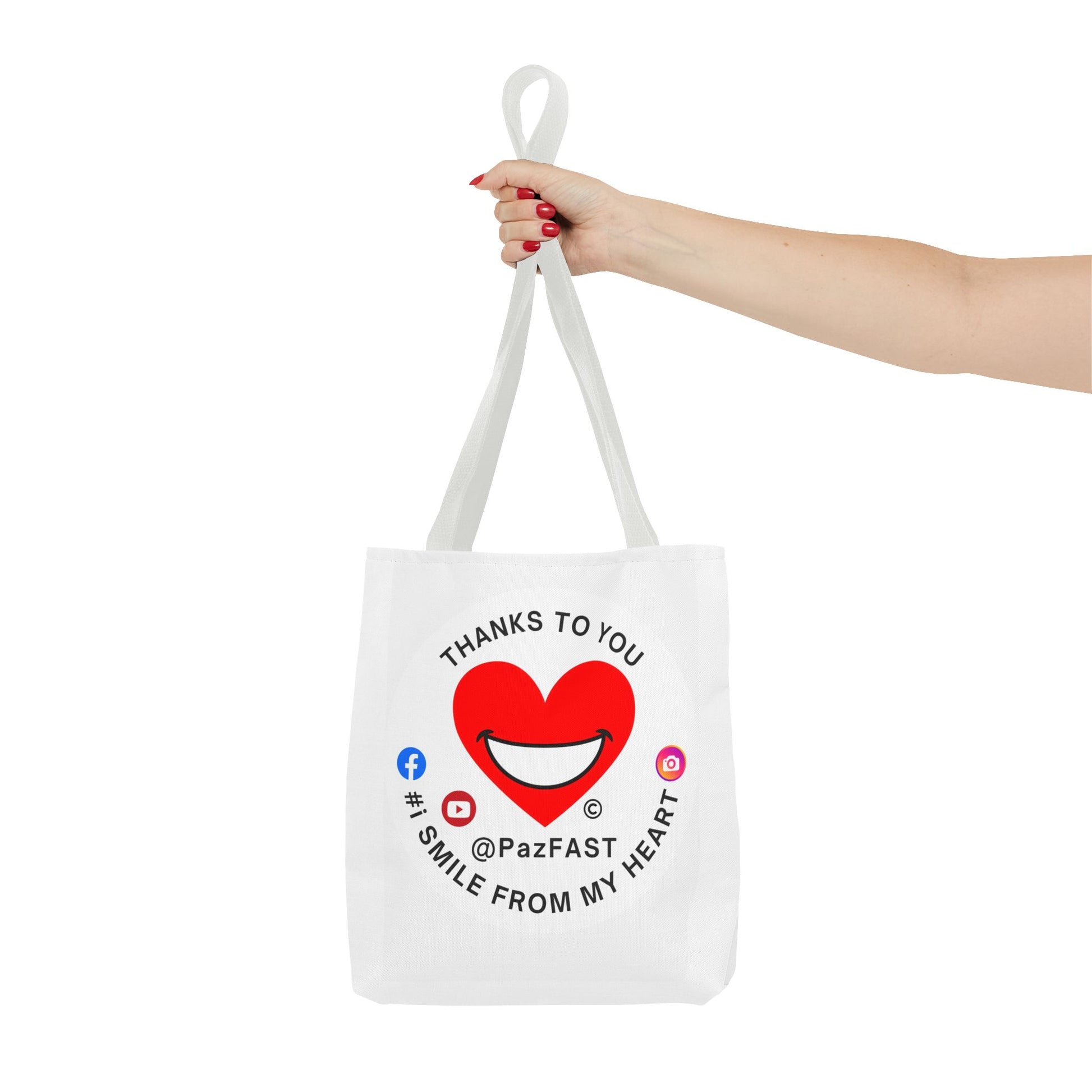 Tote Bag (AOP) | Extend Total *Kindness with "Paz FAST, The Love Solution" - The Love Solution