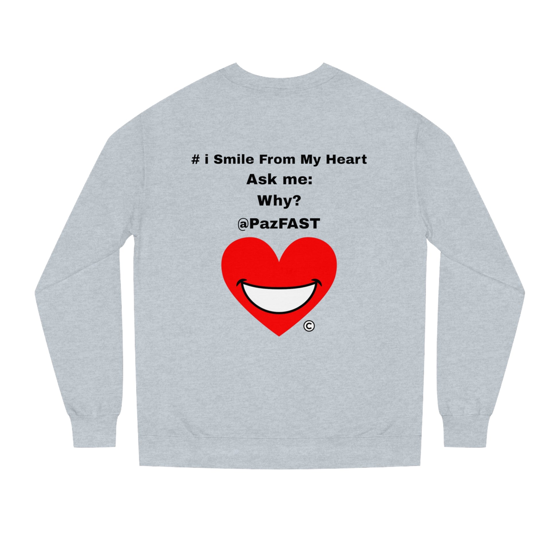 Unisex Crew Neck Sweatshirt | Extend Total *Kindness with "Paz FAST, The Love Solution" - The Love Solution