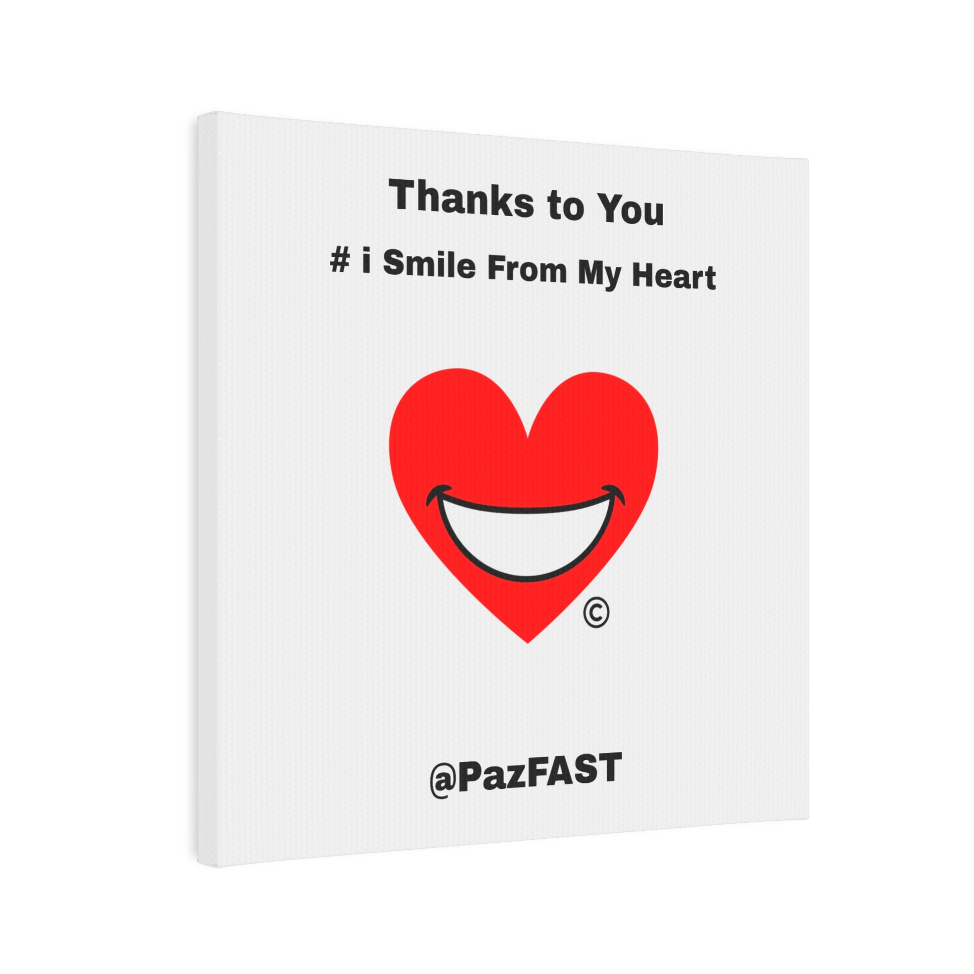 Canvas Photo Tile | Extend Total *Kindness with "Paz FAST, The Love Solution" - The Love Solution