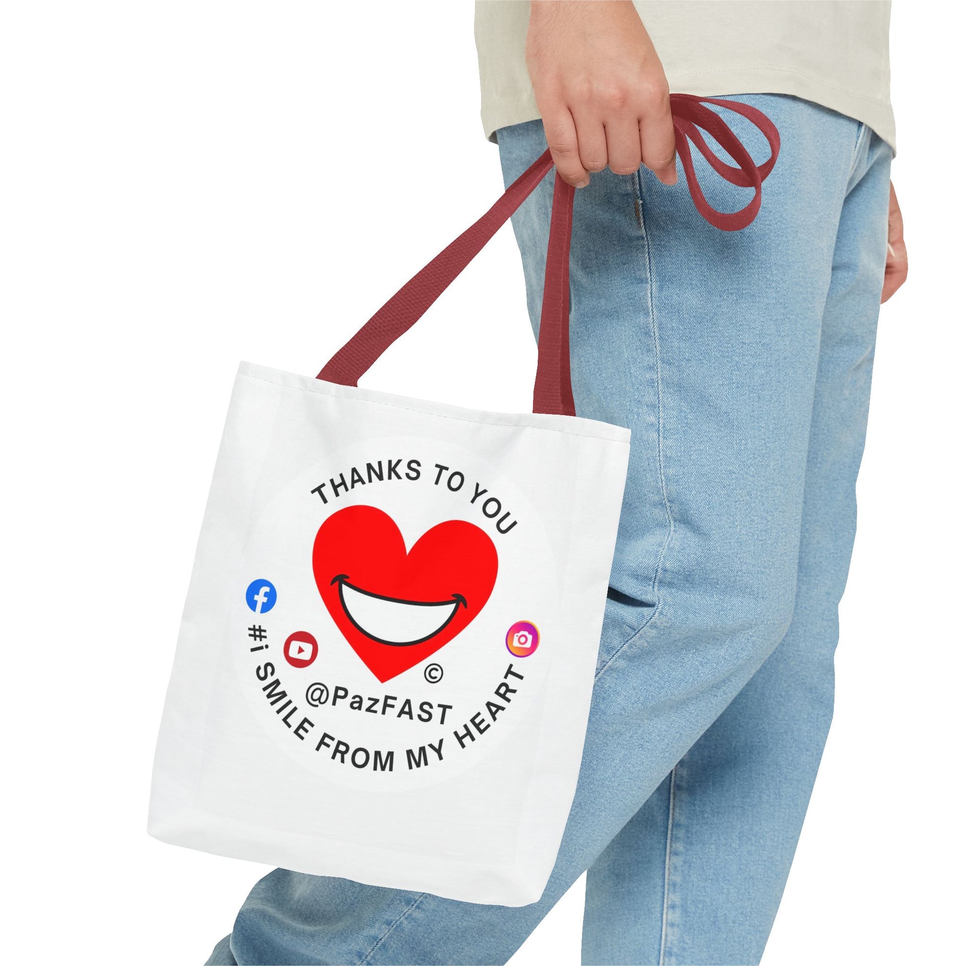 Tote Bag (AOP) | Extend Total *Kindness with "Paz FAST, The Love Solution" - The Love Solution