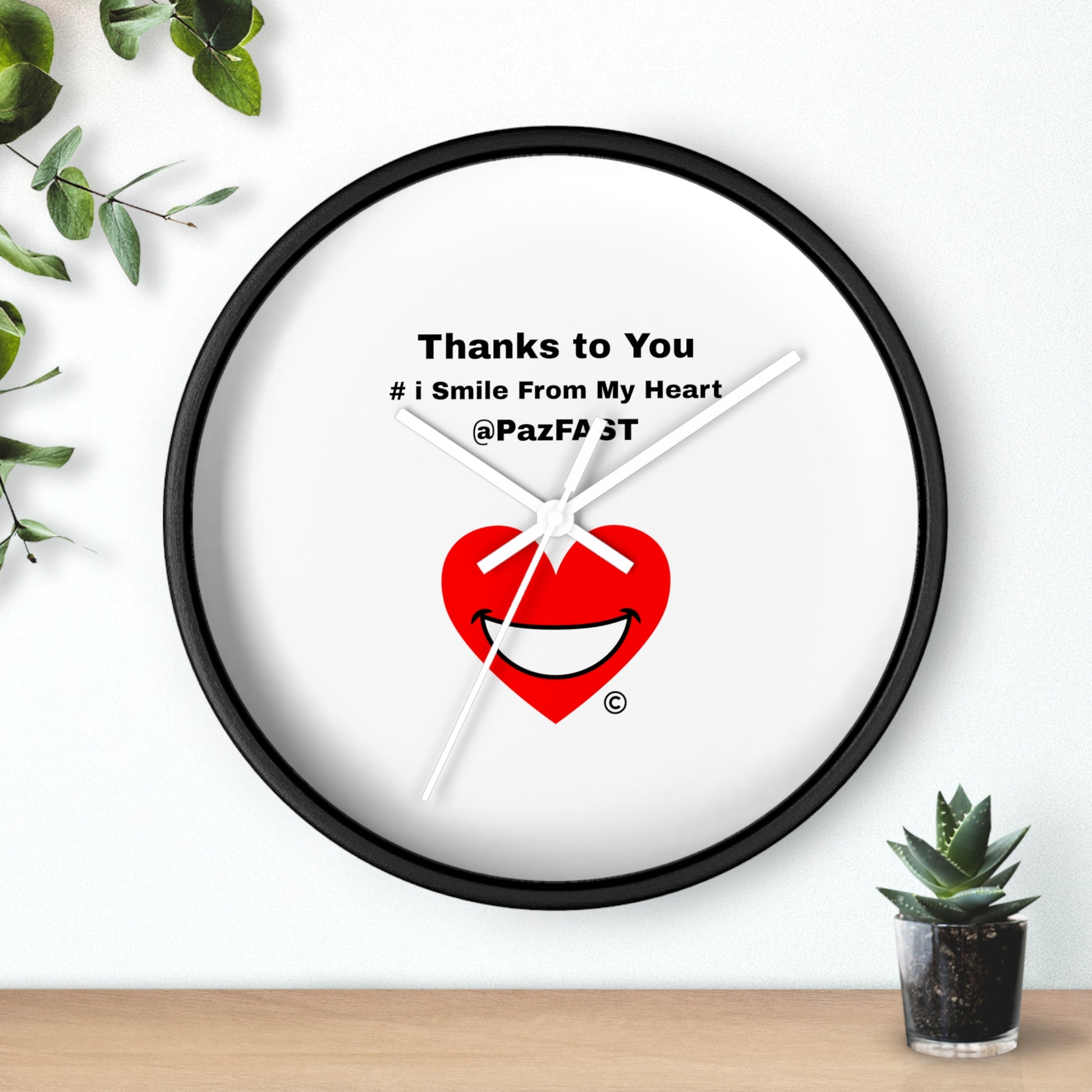 Wall Clock | Extend Total *Kindness with "Paz FAST, The Love Solution" - The Love Solution