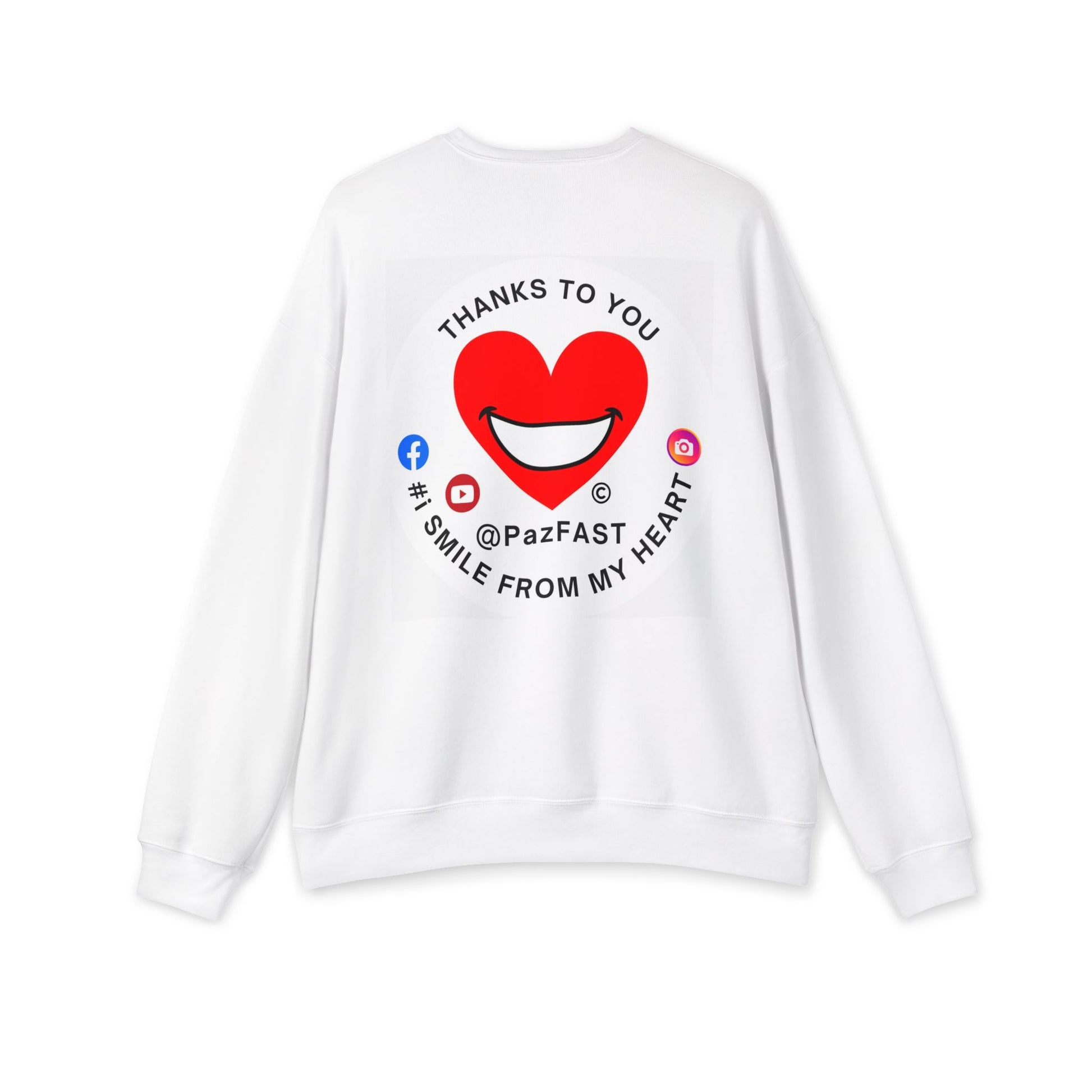 Unisex Drop Shoulder Sweatshirt | Extend Total *Kindness with "Paz FAST, The Love Solution" - The Love Solution