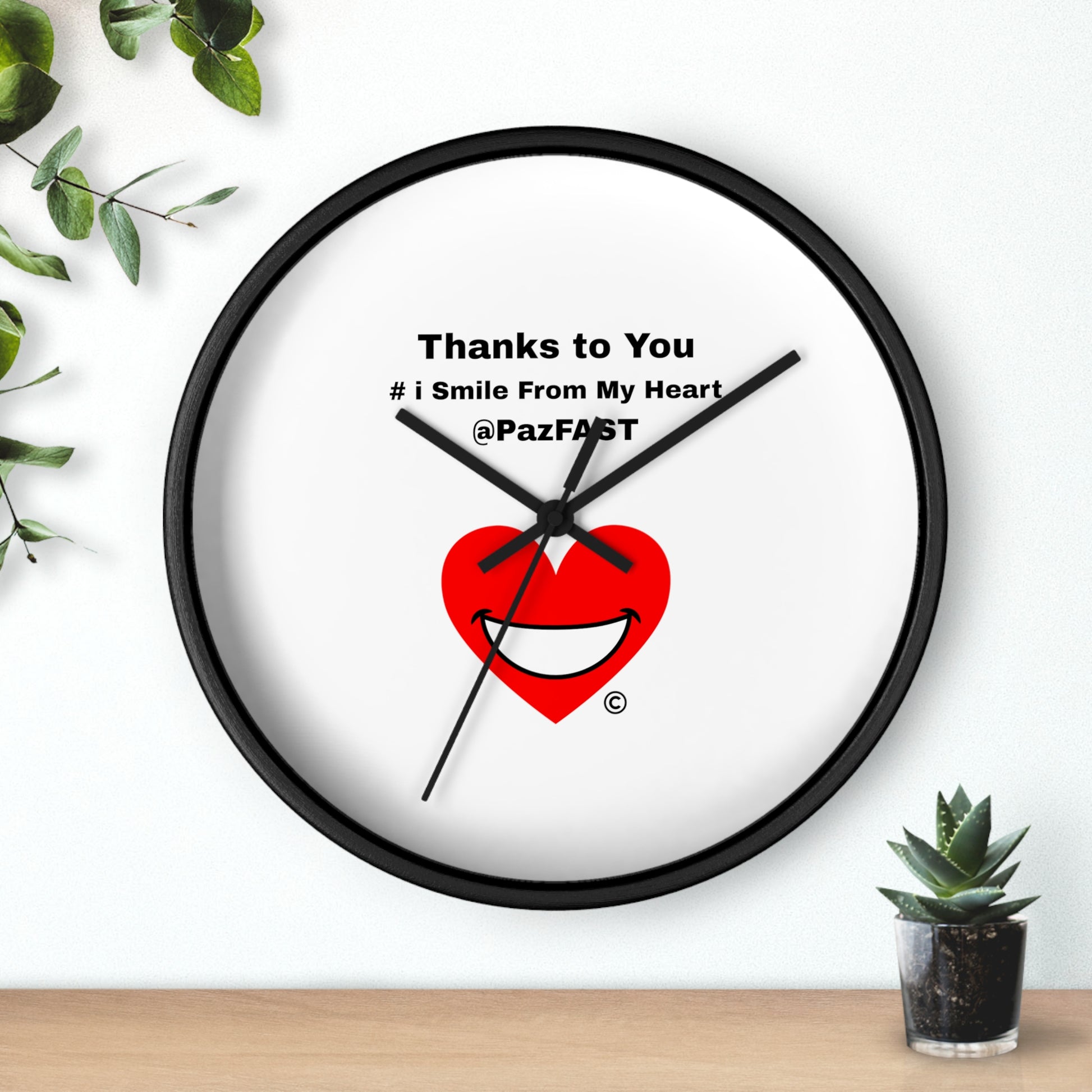 Wall Clock | Extend Total *Kindness with "Paz FAST, The Love Solution" - The Love Solution