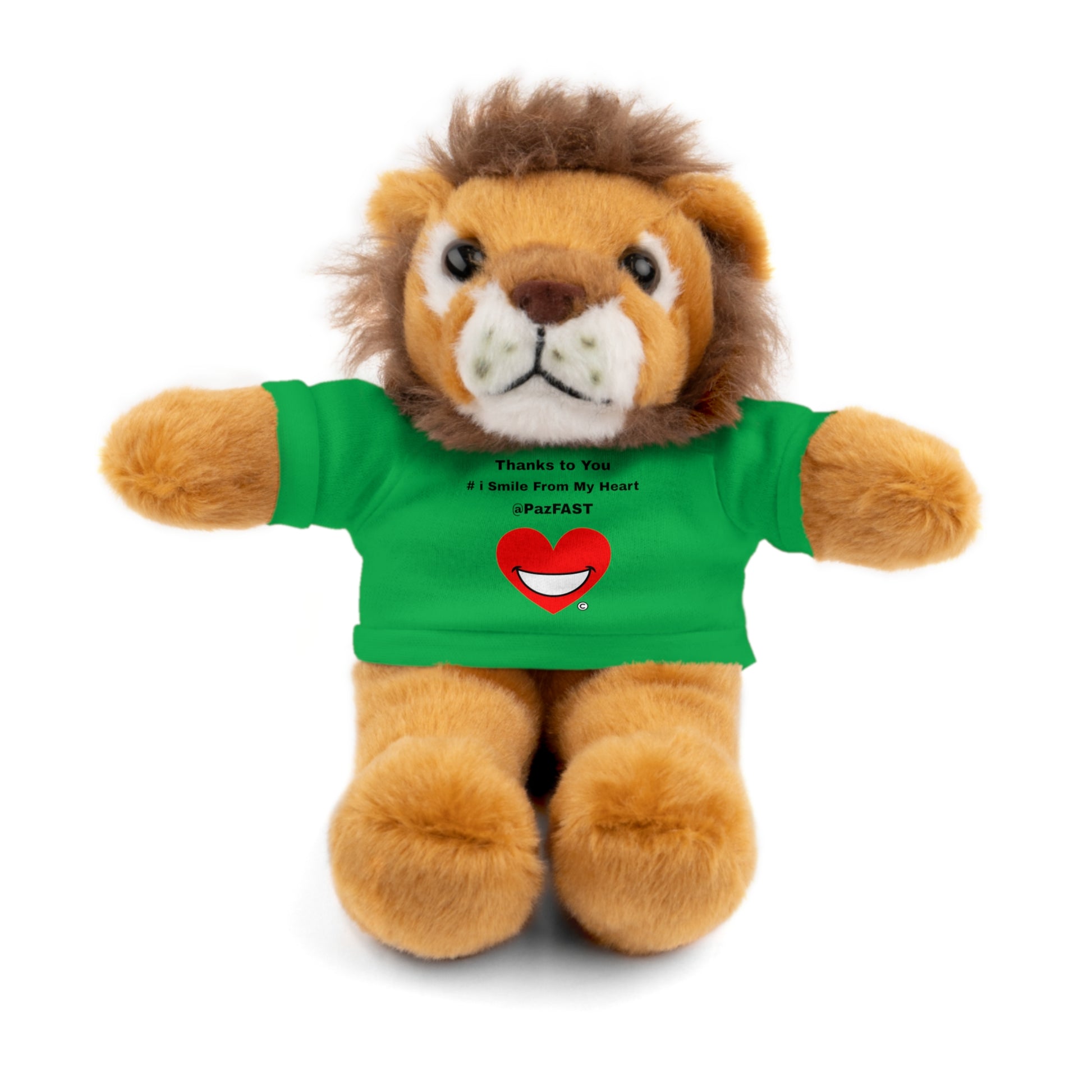 Stuffed Animals with Tee | Extend Total *Kindness with "Paz FAST, The Love Solution" - The Love Solution