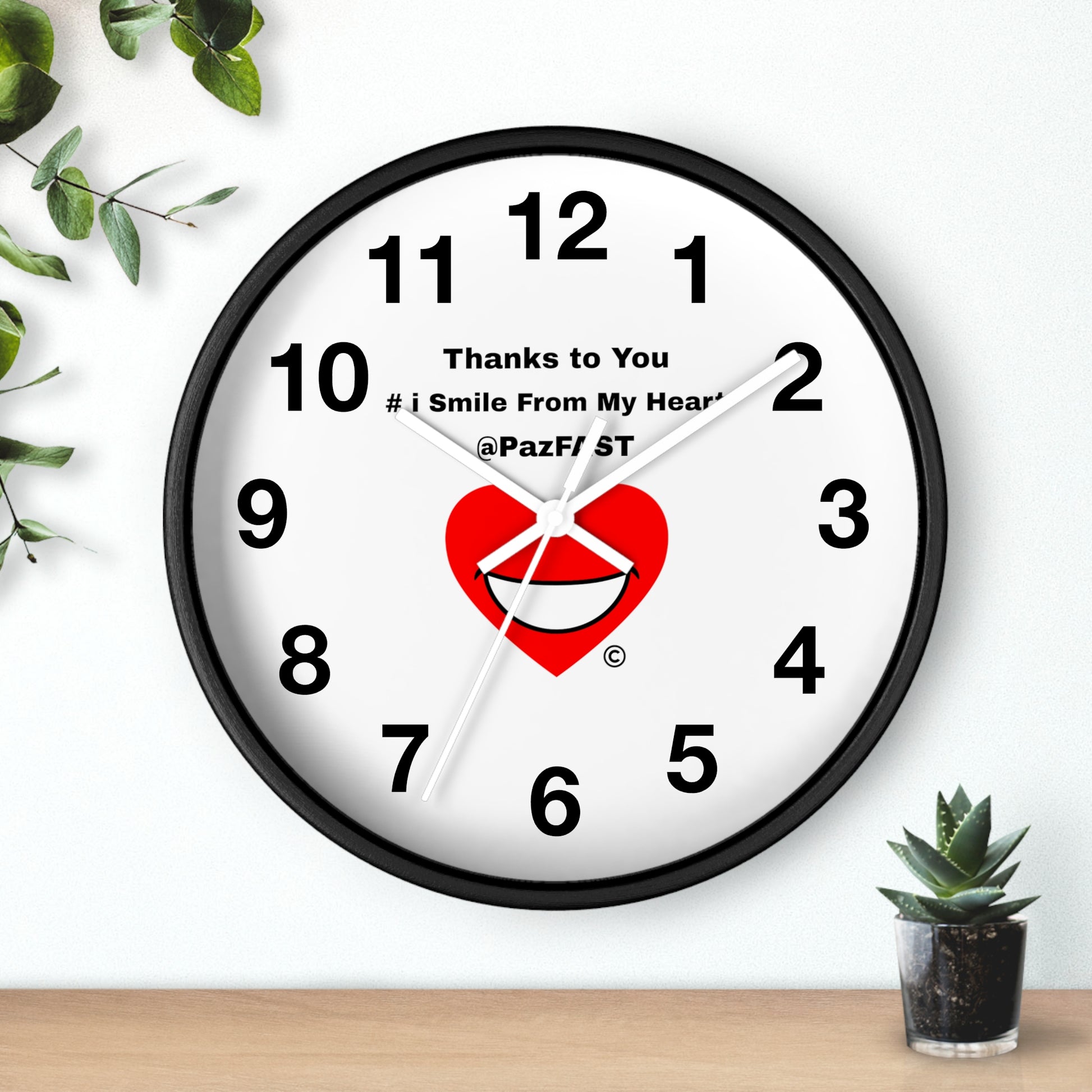 Wall Clock | Extend Total *Kindness with "Paz FAST, The Love Solution" - The Love Solution