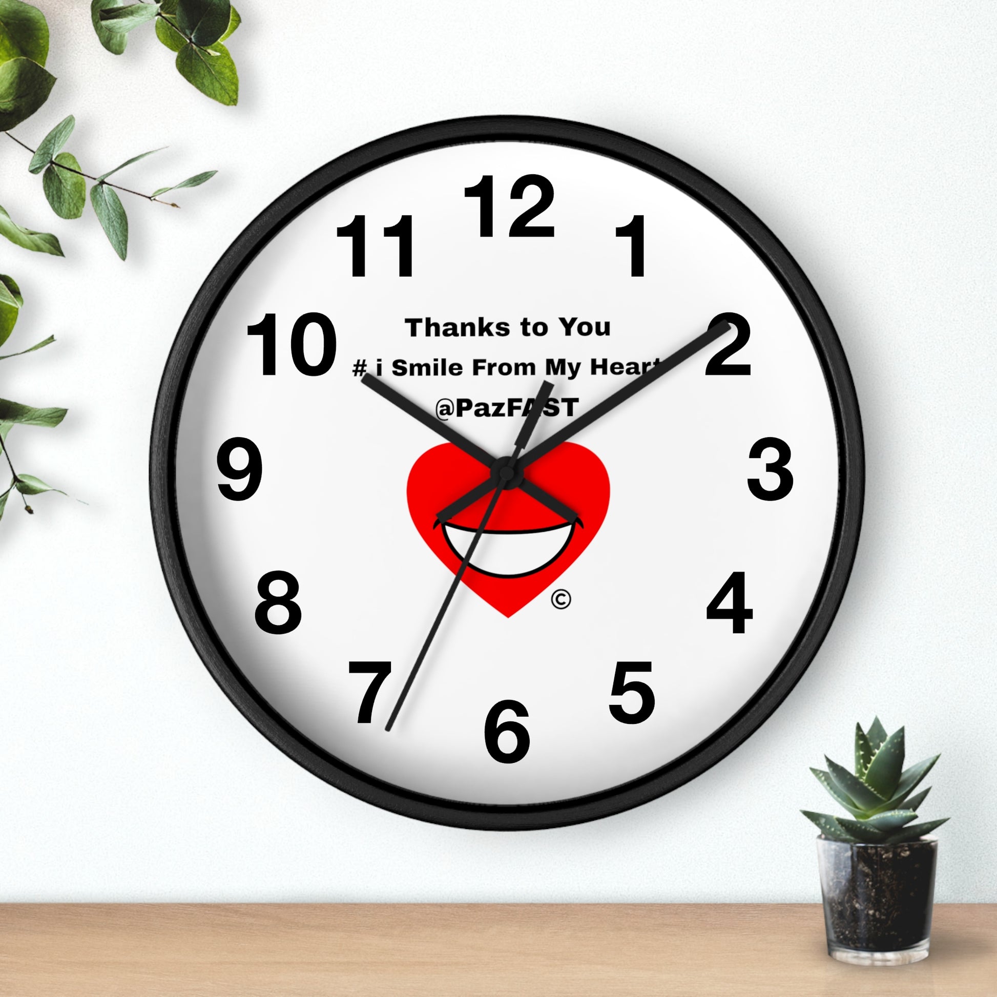 Wall Clock | Extend Total *Kindness with "Paz FAST, The Love Solution" - The Love Solution