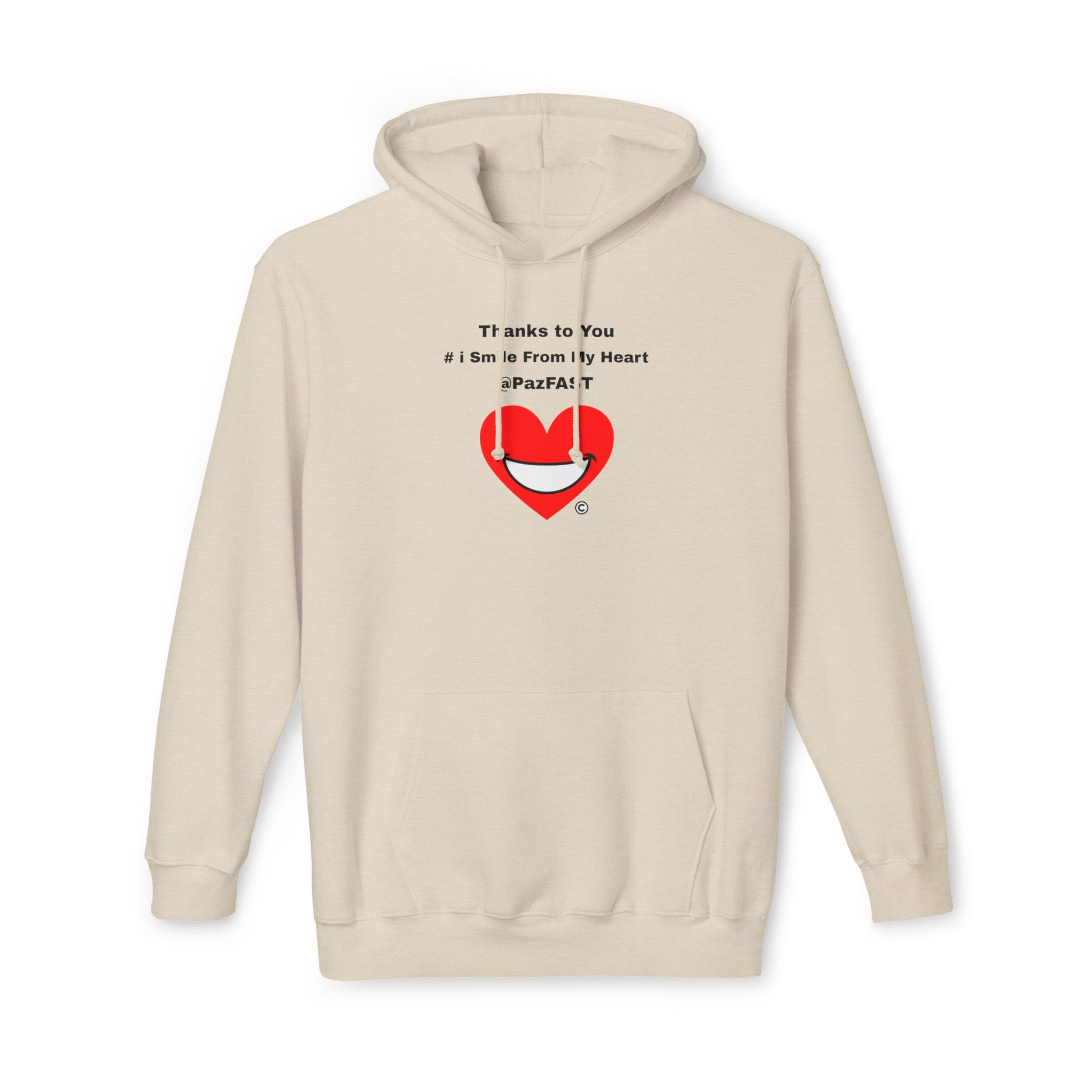 Unisex Hooded Sweatshirt, Made in US | Extend Total *Kindness with "Paz FAST, The Love Solution" - The Love Solution