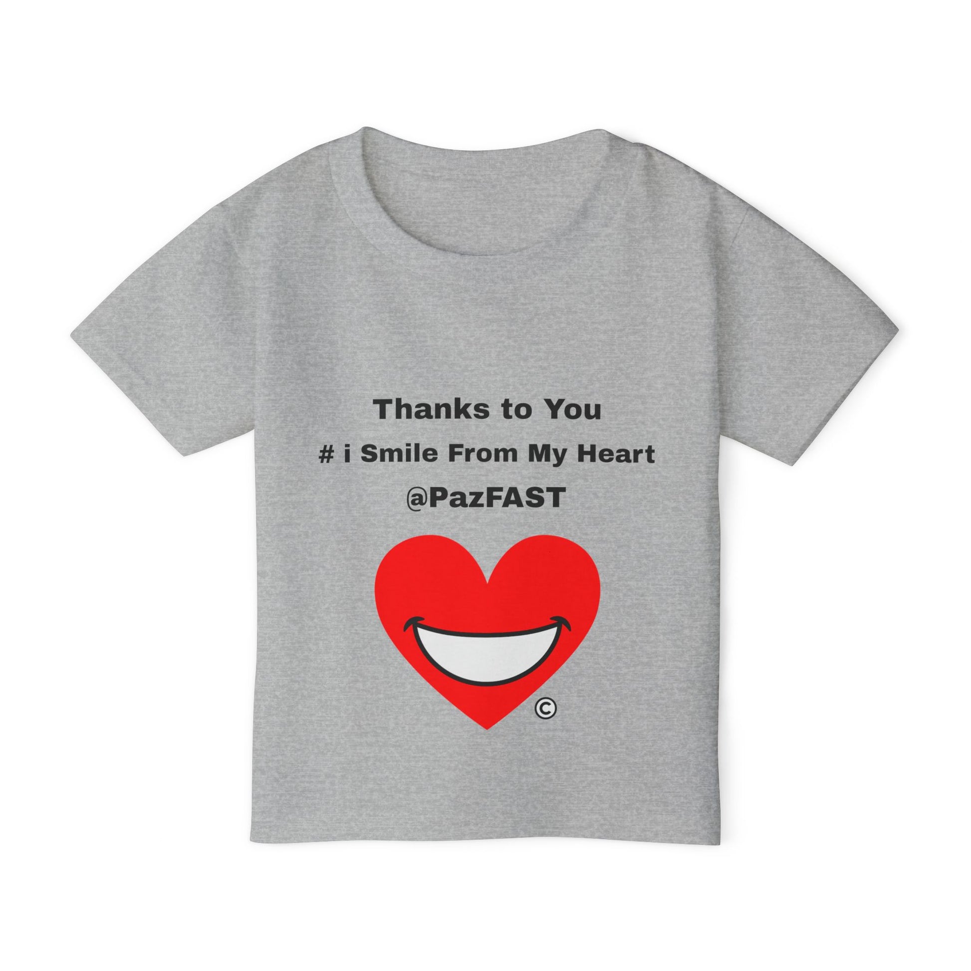 Heavy Cotton™ Toddler T-shirt | Extend Total *Kindness with "Paz FAST, The Love Solution" - The Love Solution