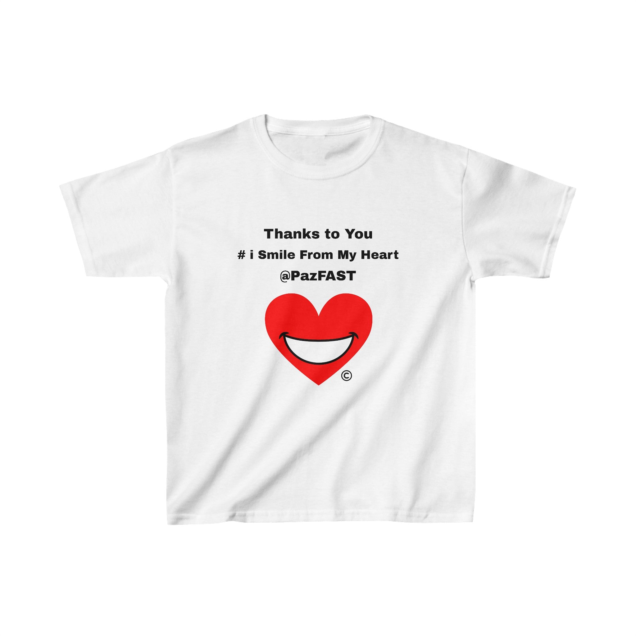 Kids Heavy Cotton™ Tee | Extend Total *Kindness with "Paz FAST, The Love Solution" - The Love Solution