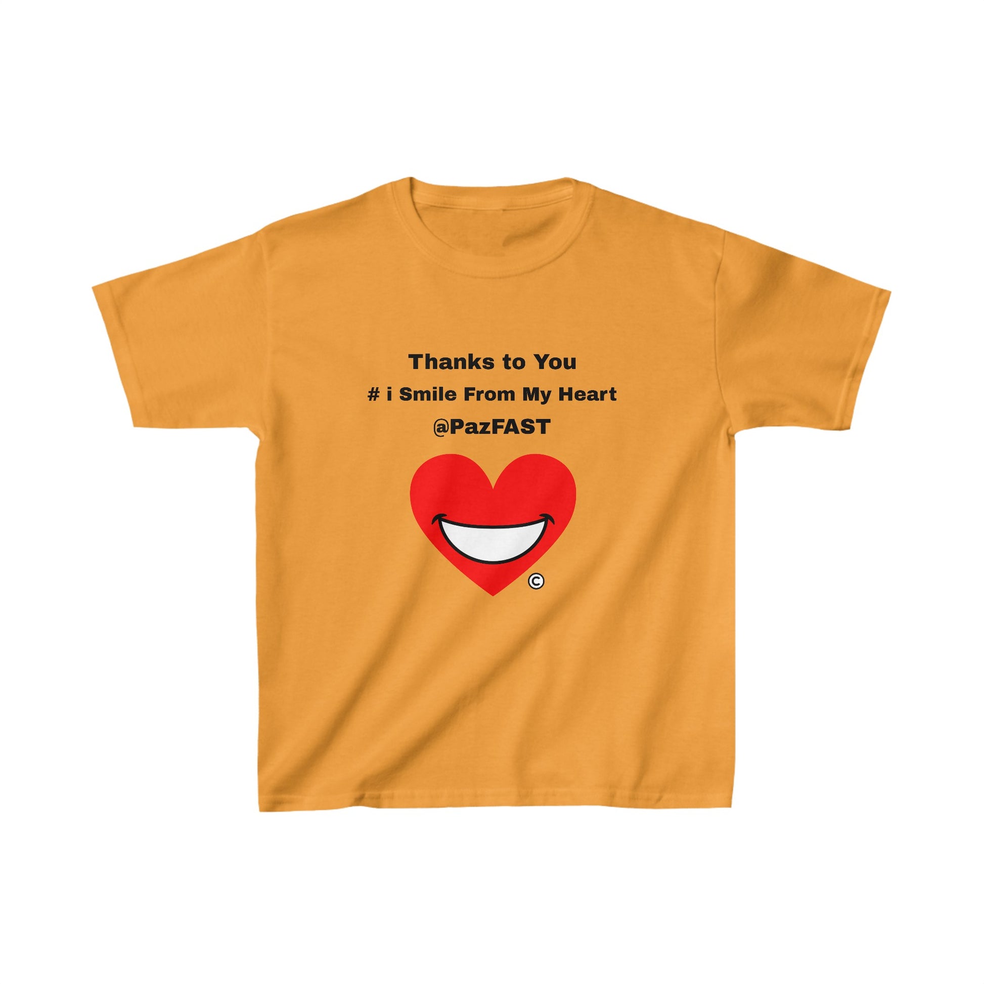 Kids Heavy Cotton™ Tee | Extend Total *Kindness with "Paz FAST, The Love Solution" - The Love Solution