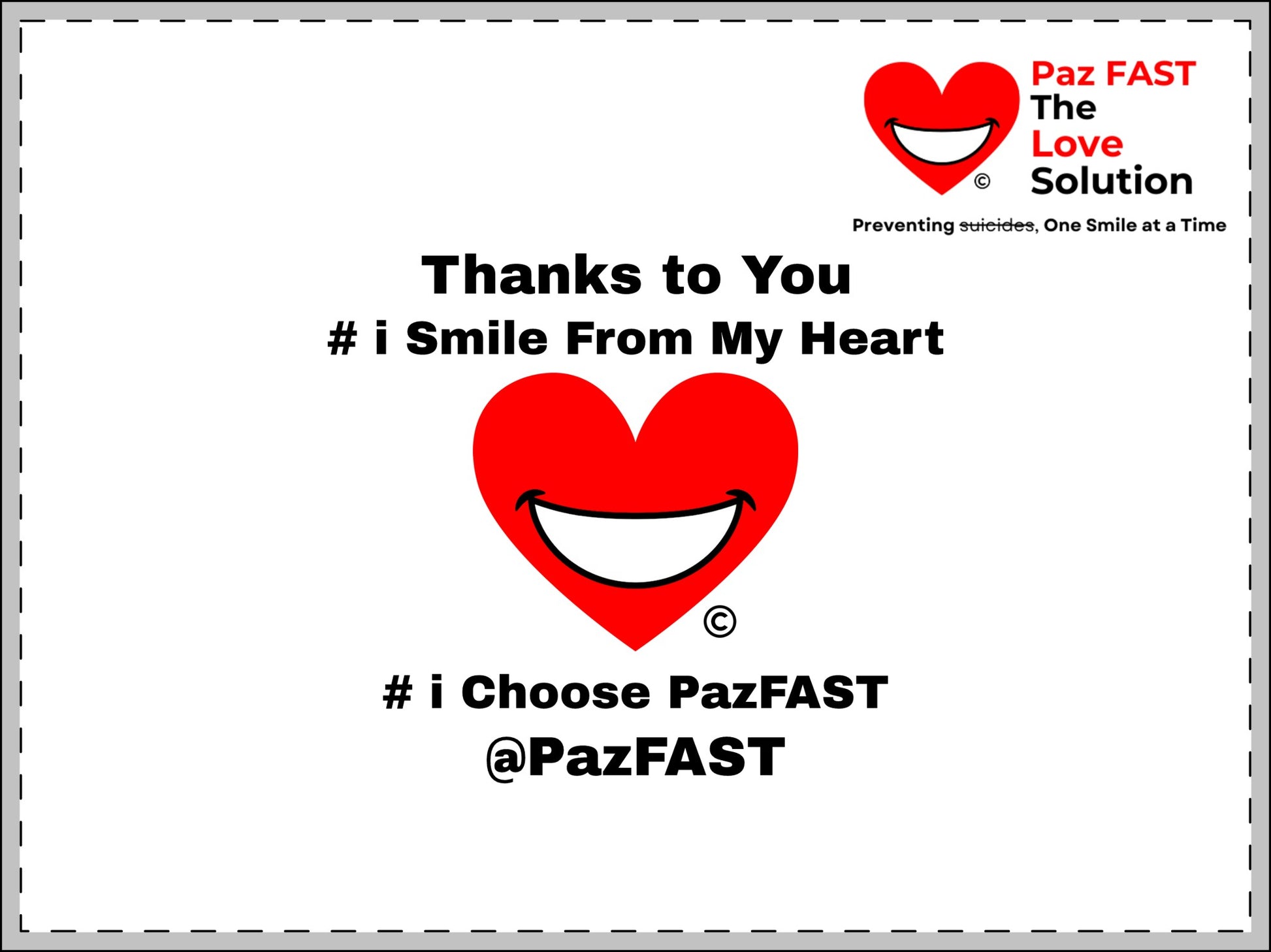 Framed Poster, Multi-Color | Extend Total *Kindness with "Paz FAST, The Love Solution" - The Love Solution