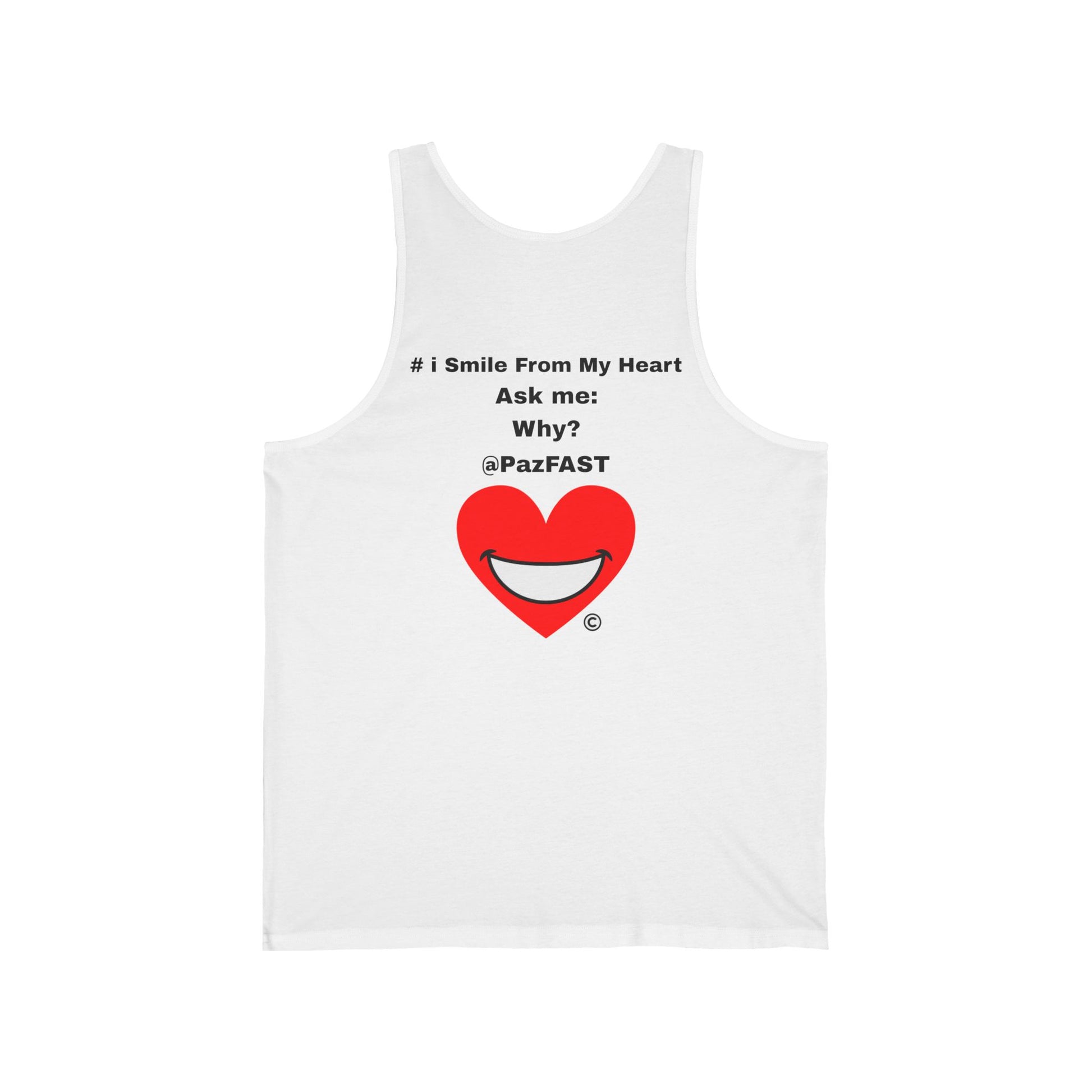 Unisex Jersey Tank | Extend Total *Kindness with "Paz FAST, The Love Solution" - The Love Solution