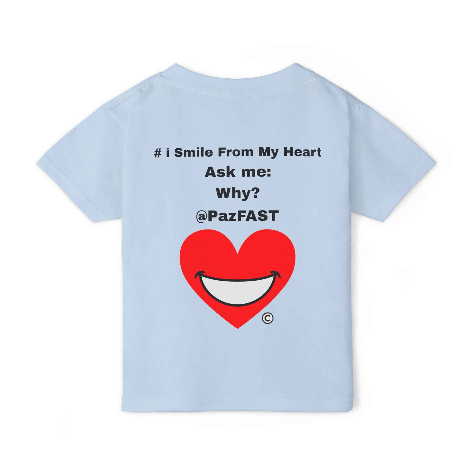 Heavy Cotton™ Toddler T-shirt | Extend Total *Kindness with "Paz FAST, The Love Solution" - The Love Solution