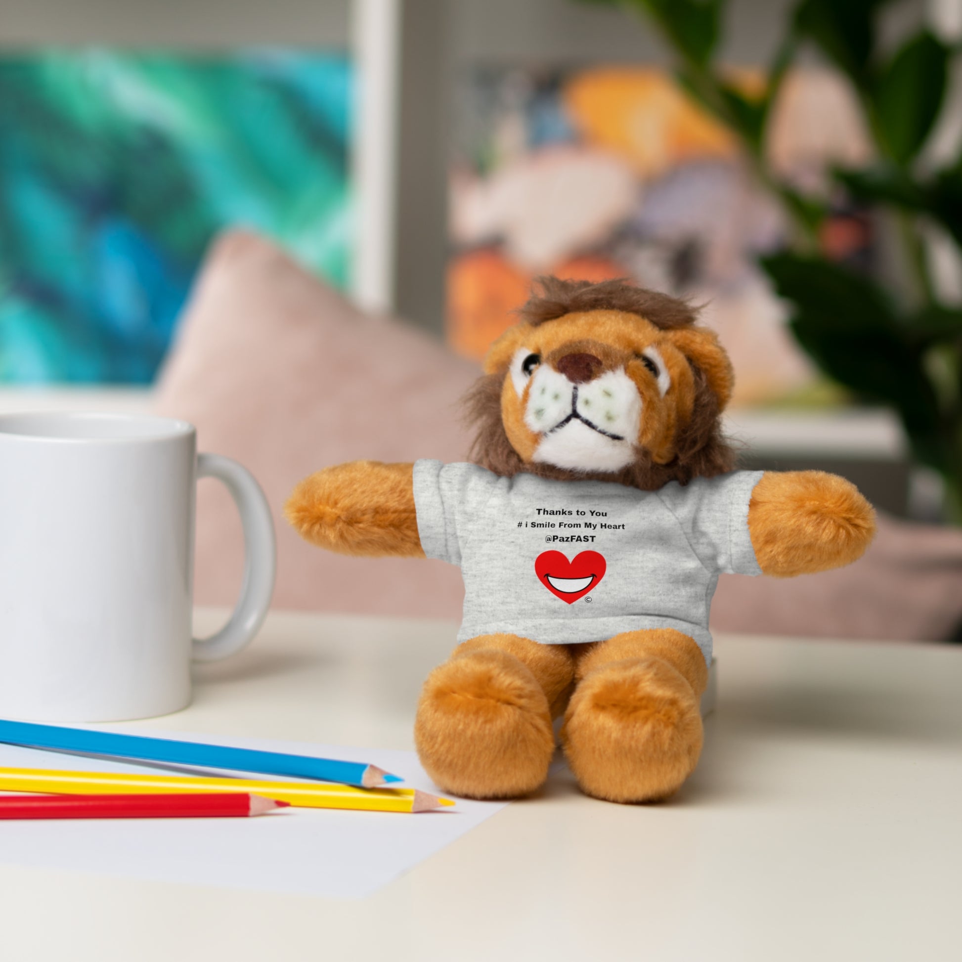 Stuffed Animals with Tee | Extend Total *Kindness with "Paz FAST, The Love Solution" - The Love Solution