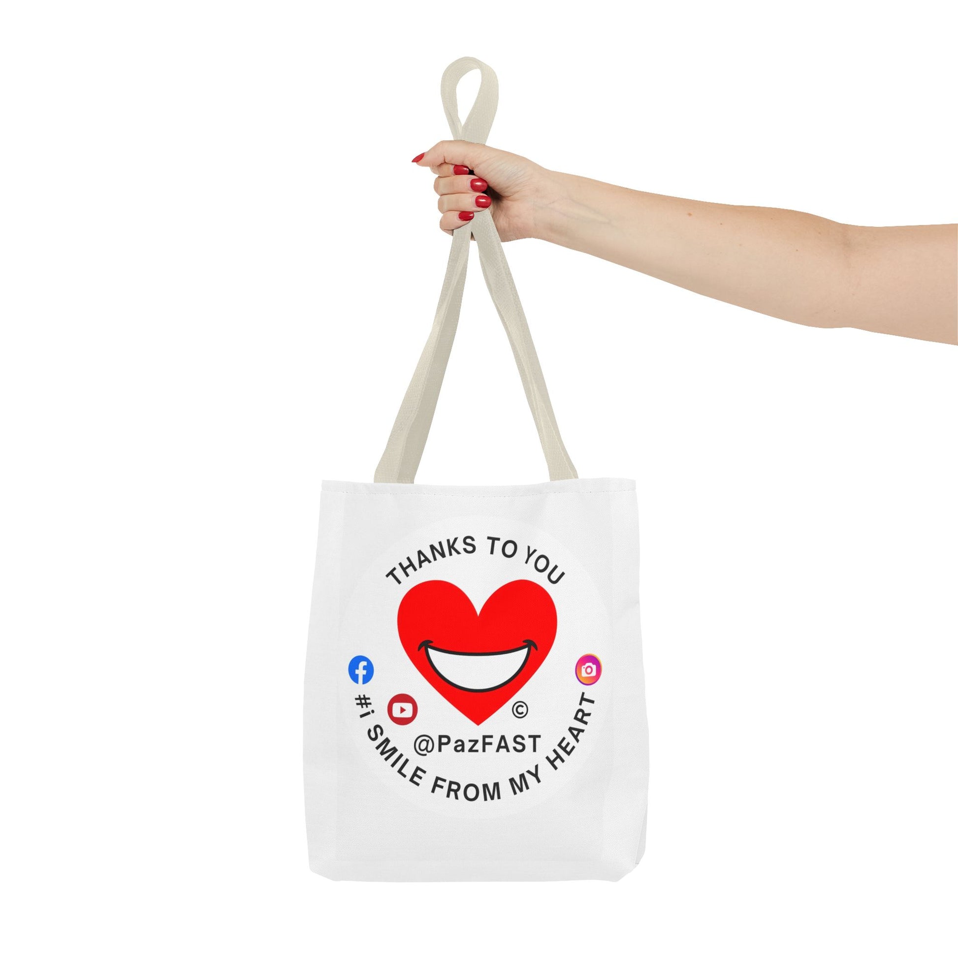 Tote Bag (AOP) | Extend Total *Kindness with "Paz FAST, The Love Solution" - The Love Solution