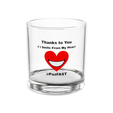 Rocks Glass, 10oz | Extend Total *Kindness with "Paz FAST, The Love Solution" - The Love Solution