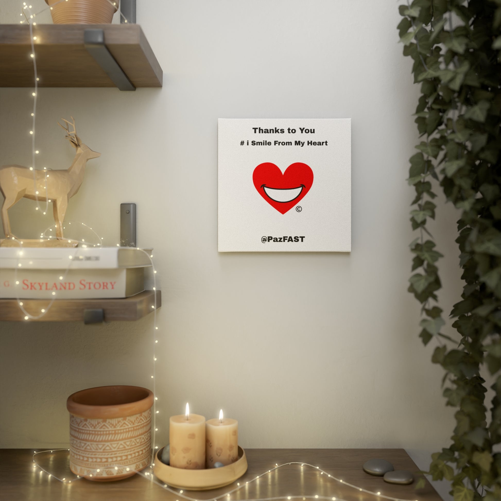 Canvas Photo Tile | Extend Total *Kindness with "Paz FAST, The Love Solution" - The Love Solution