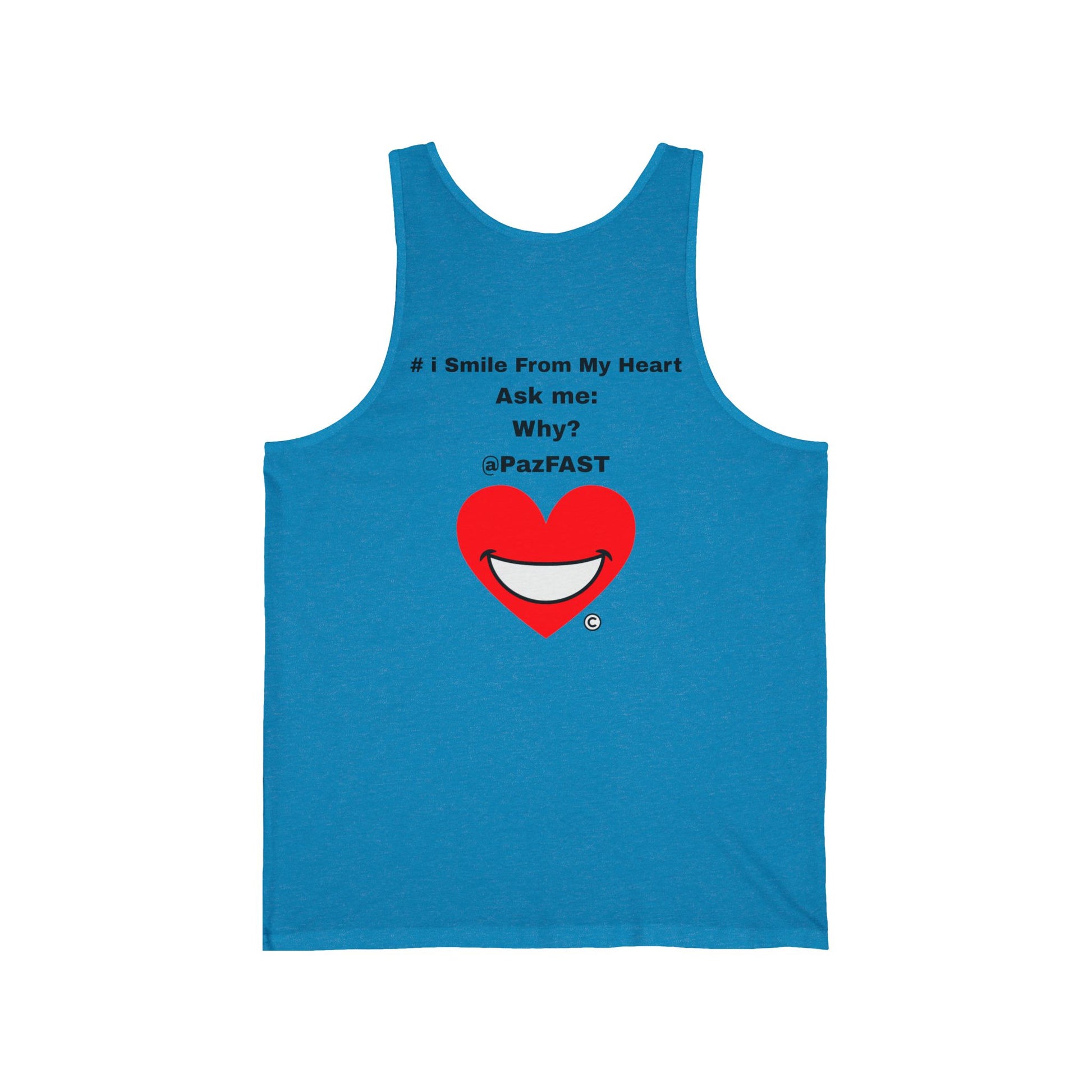 Unisex Jersey Tank | Extend Total *Kindness with "Paz FAST, The Love Solution" - The Love Solution