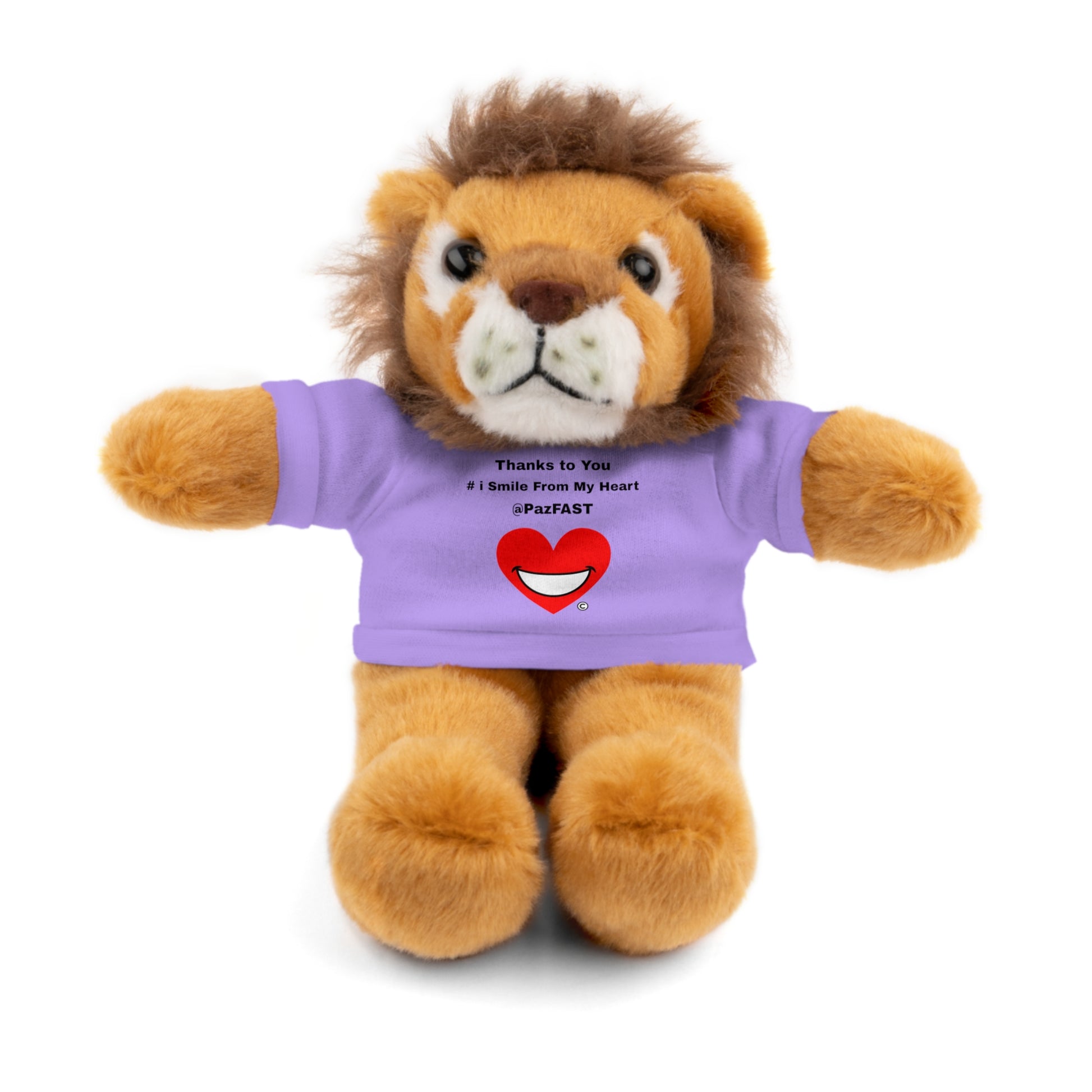 Stuffed Animals with Tee | Extend Total *Kindness with "Paz FAST, The Love Solution" - The Love Solution