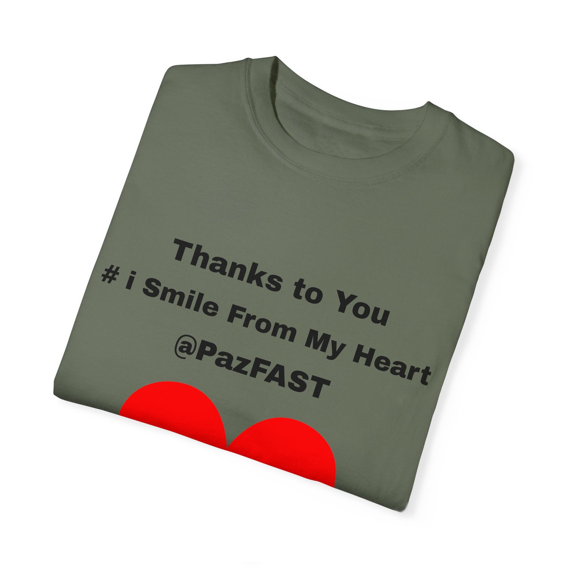 Unisex Garment-Dyed T-shirt | Extend Total *Kindness with "Paz FAST, The Love Solution" - The Love Solution