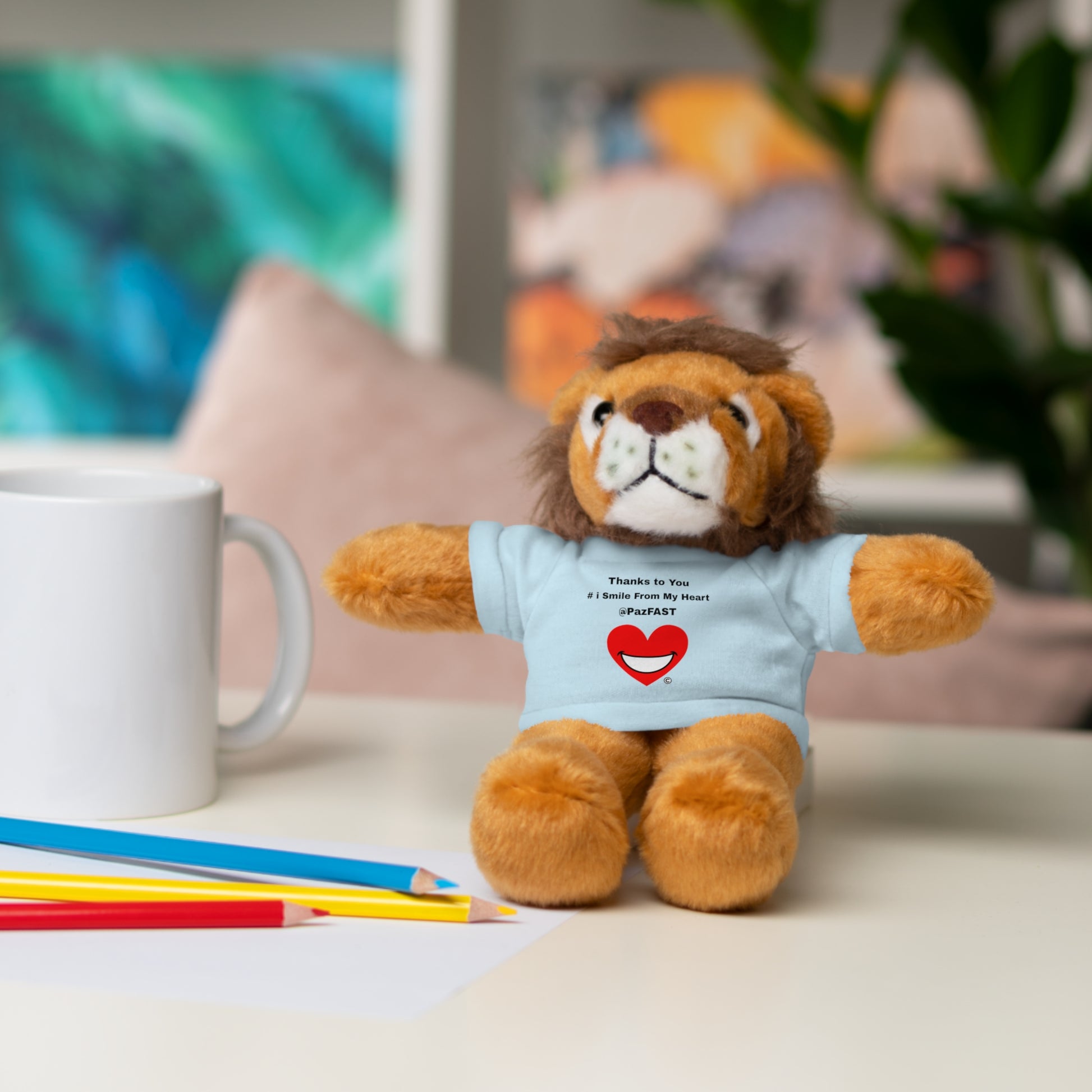 Stuffed Animals with Tee | Extend Total *Kindness with "Paz FAST, The Love Solution" - The Love Solution