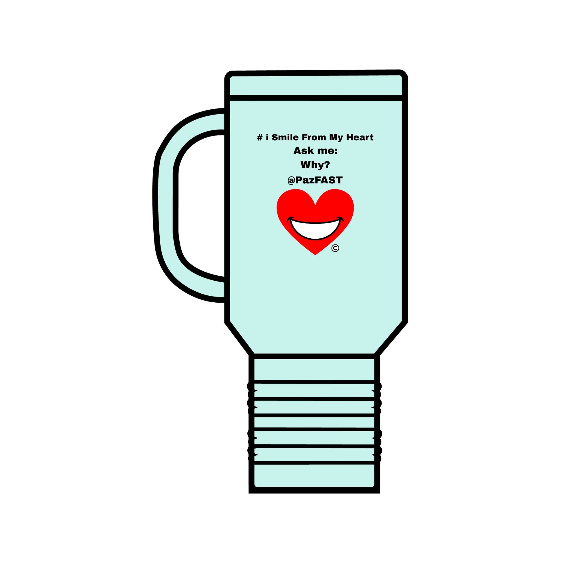 Insulated Travel Mug, 40oz - The Love Solution