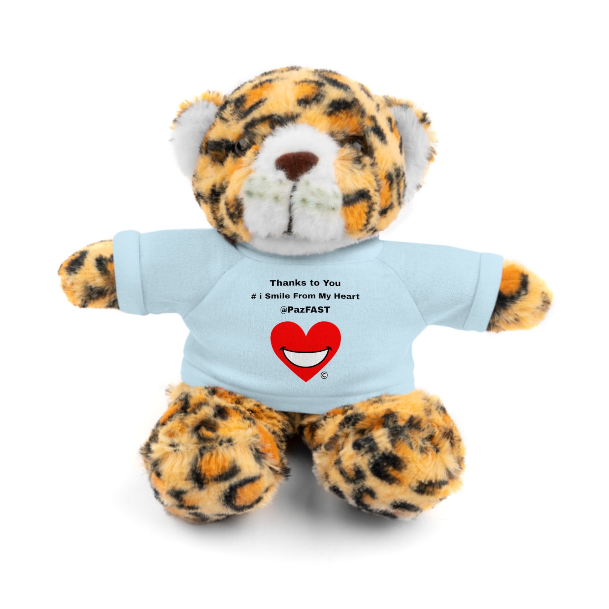 Stuffed Animals with Tee | Extend Total *Kindness with "Paz FAST, The Love Solution" - The Love Solution