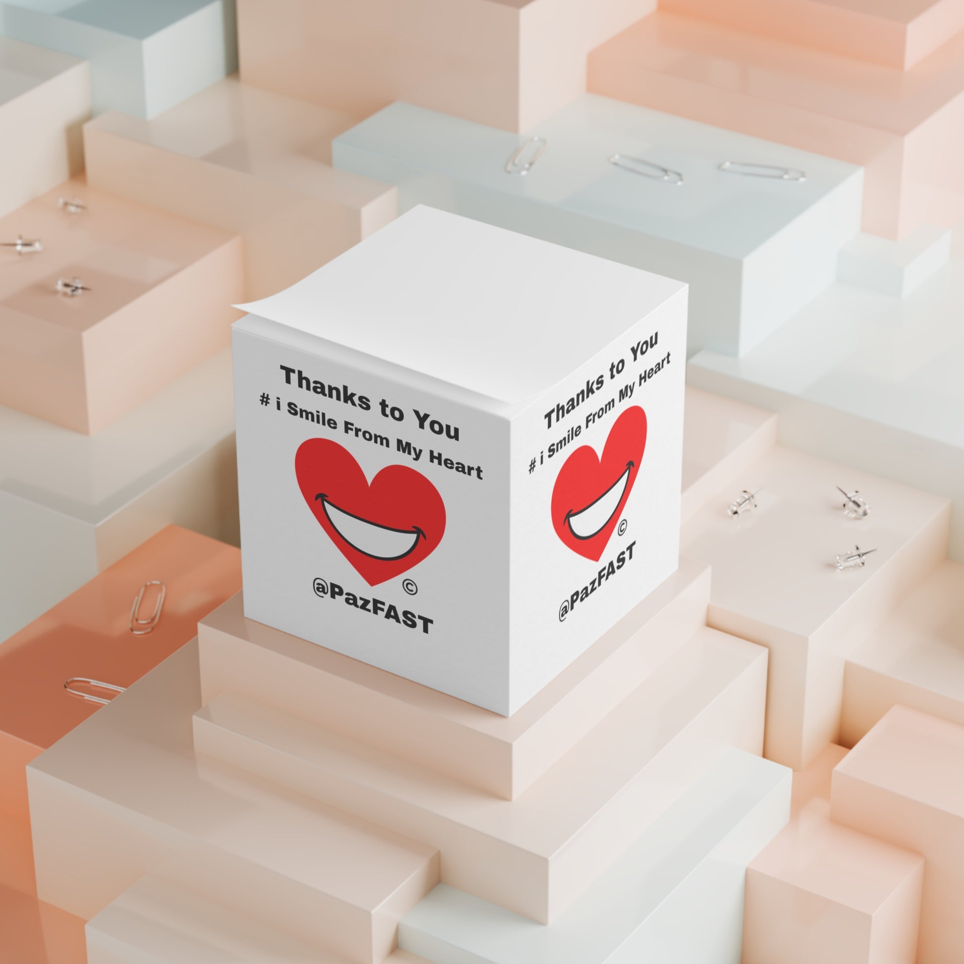 Note Cube | Extend Total *Kindness with "Paz FAST, The Love Solution" - The Love Solution