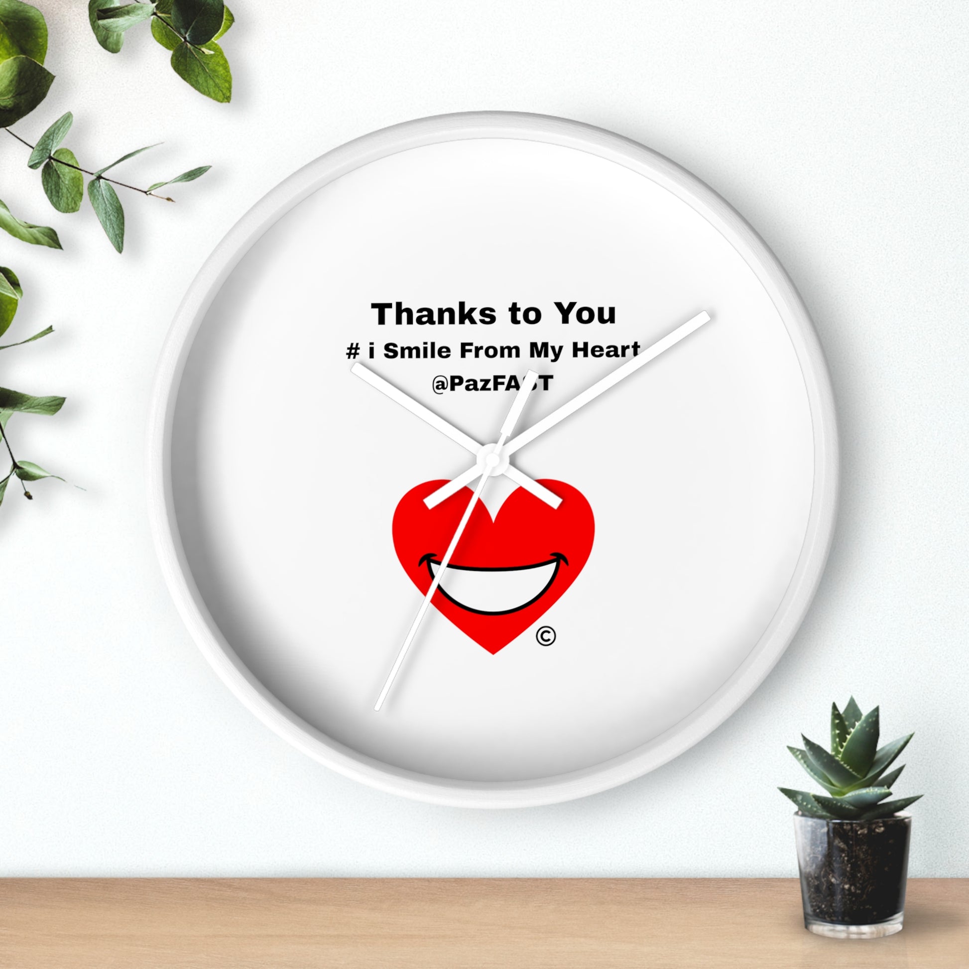 Wall Clock | Extend Total *Kindness with "Paz FAST, The Love Solution" - The Love Solution