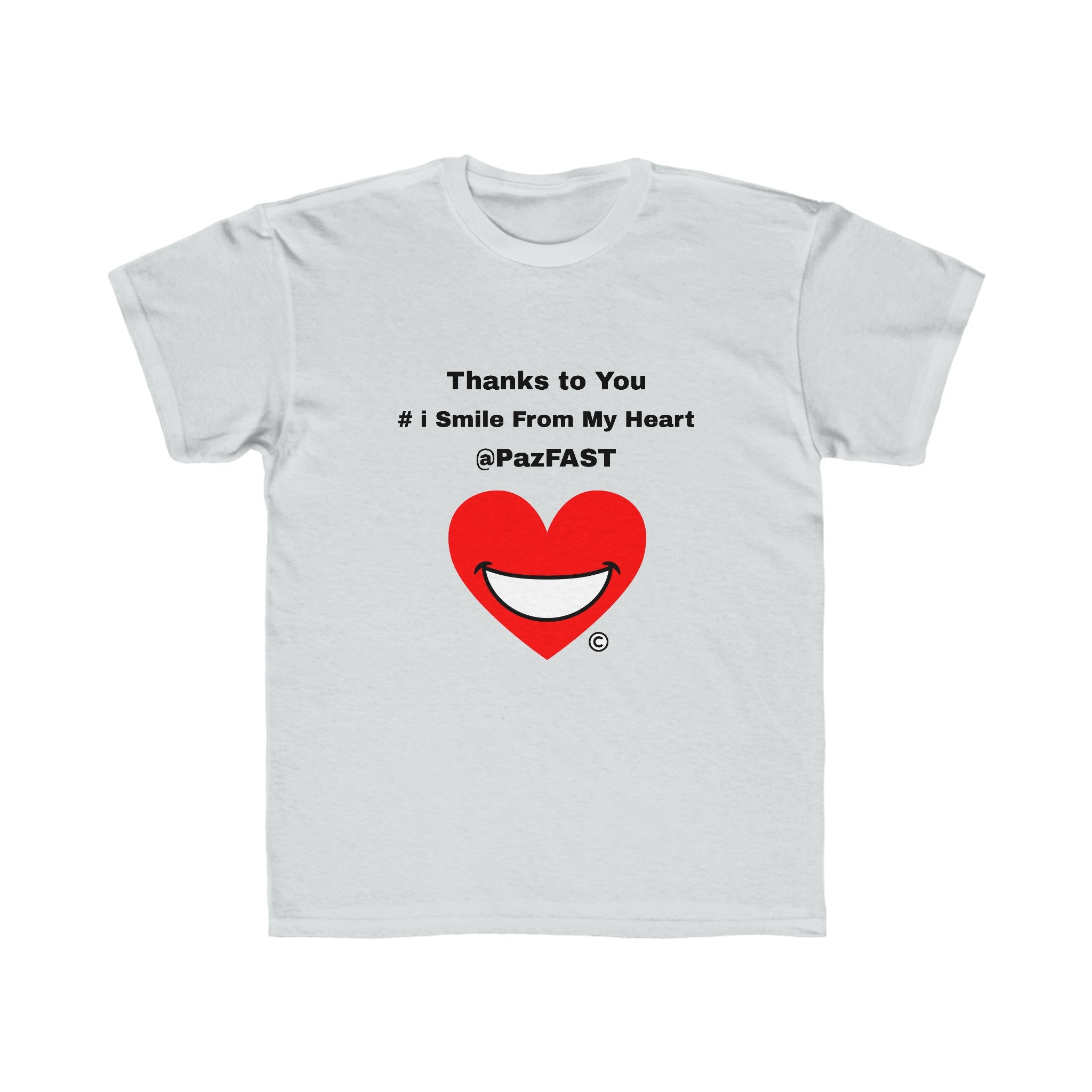 Kids Regular Fit Tee | Extend Total *Kindness with "Paz FAST, The Love Solution" - The Love Solution