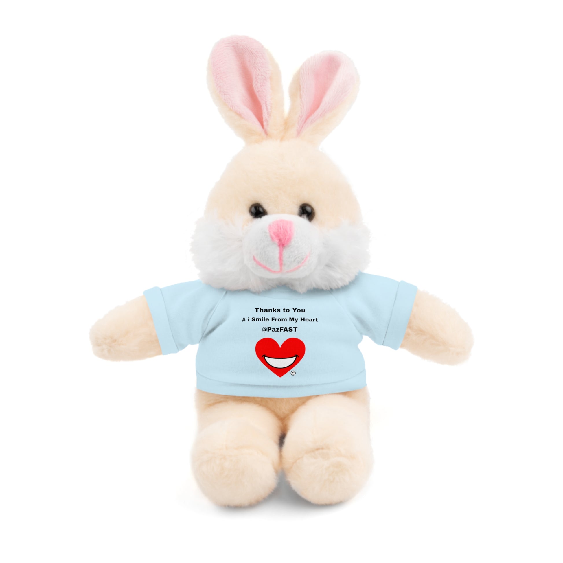 Stuffed Animals with Tee | Extend Total *Kindness with "Paz FAST, The Love Solution" - The Love Solution