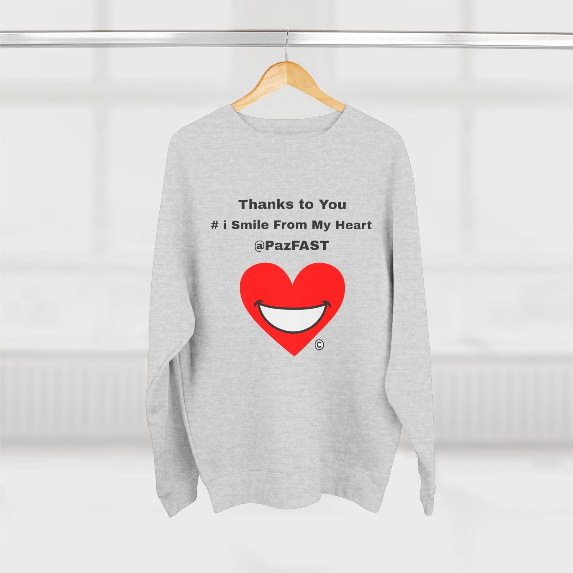 Unisex Crewneck Sweatshirt | Extend Total *Kindness with "Paz FAST, The Love Solution" - The Love Solution