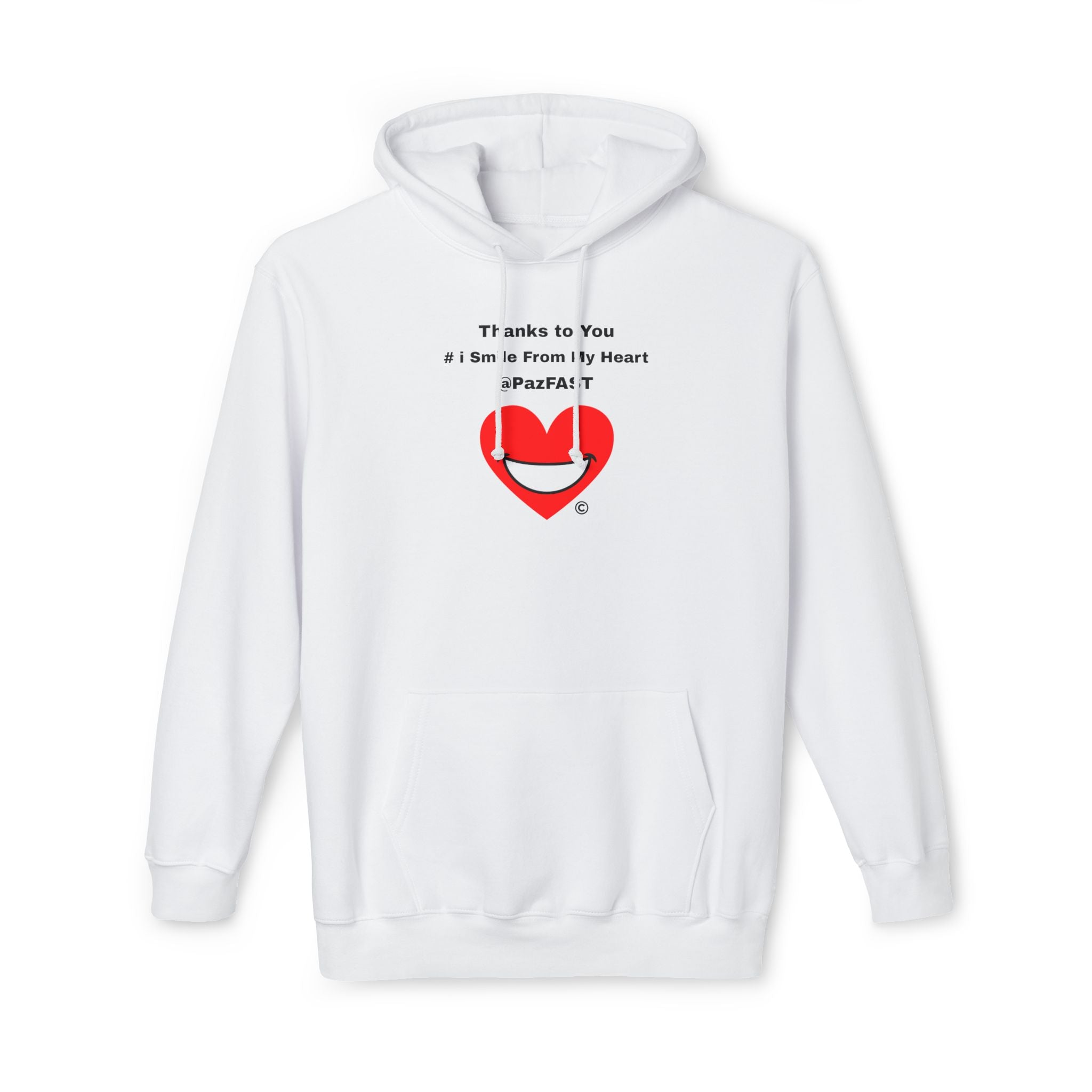 Unisex Hooded Sweatshirt, Made in US | Extend Total *Kindness with "Paz FAST, The Love Solution" - The Love Solution