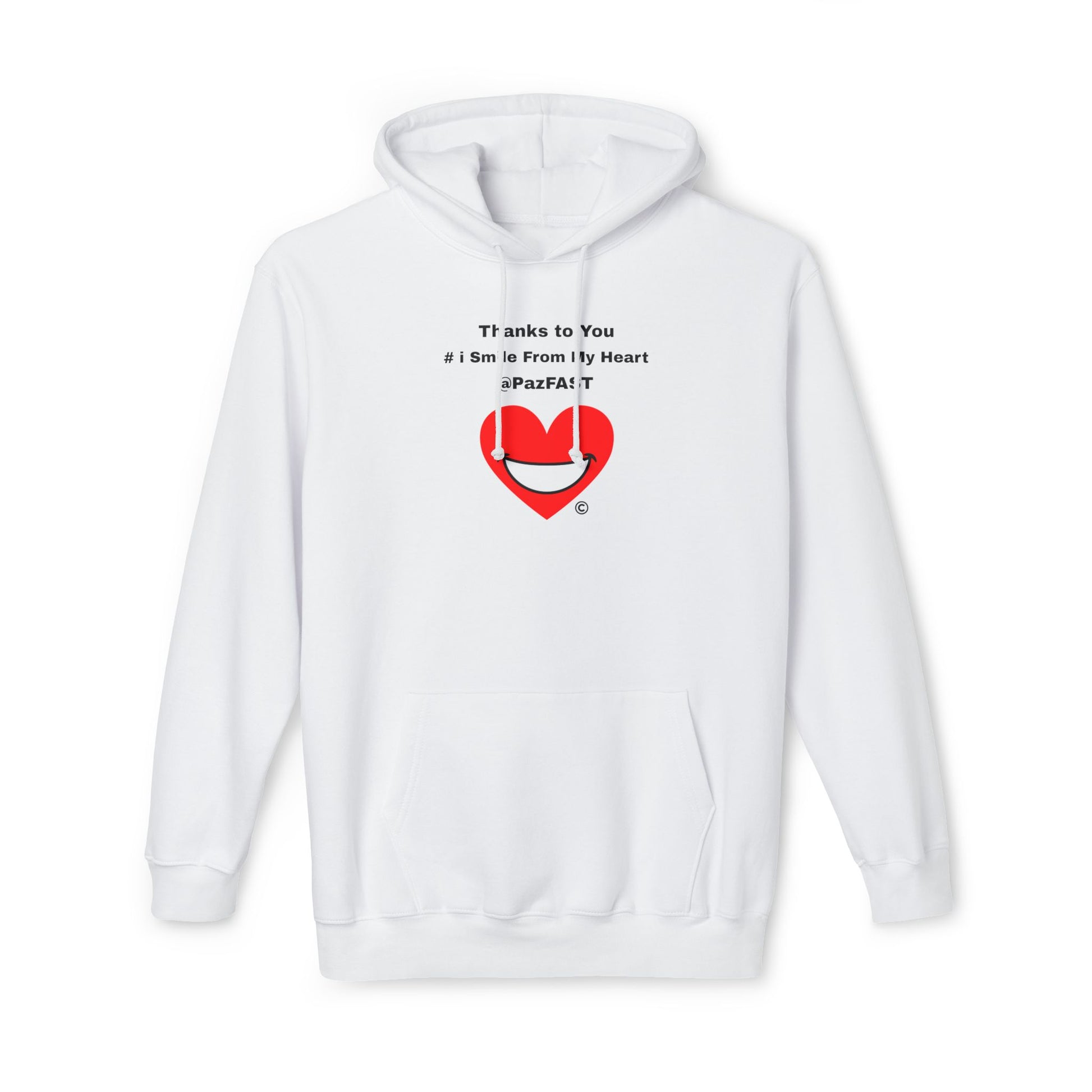 Unisex Hooded Sweatshirt, Made in US | Extend Total *Kindness with "Paz FAST, The Love Solution" - The Love Solution