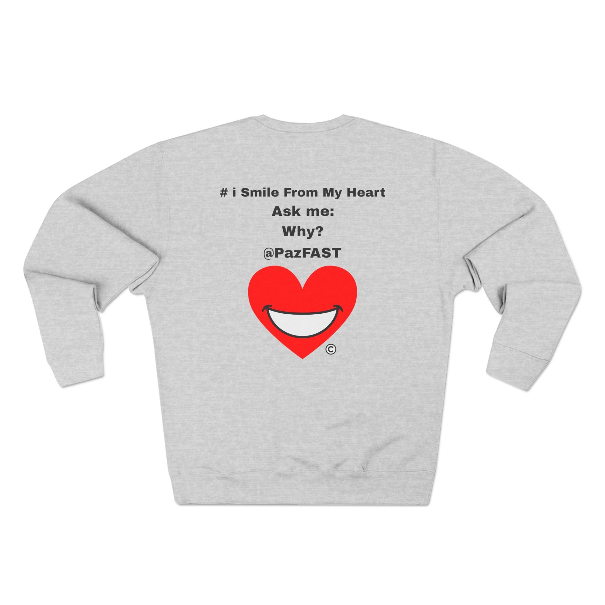 Unisex Crewneck Sweatshirt | Extend Total *Kindness with "Paz FAST, The Love Solution" - The Love Solution