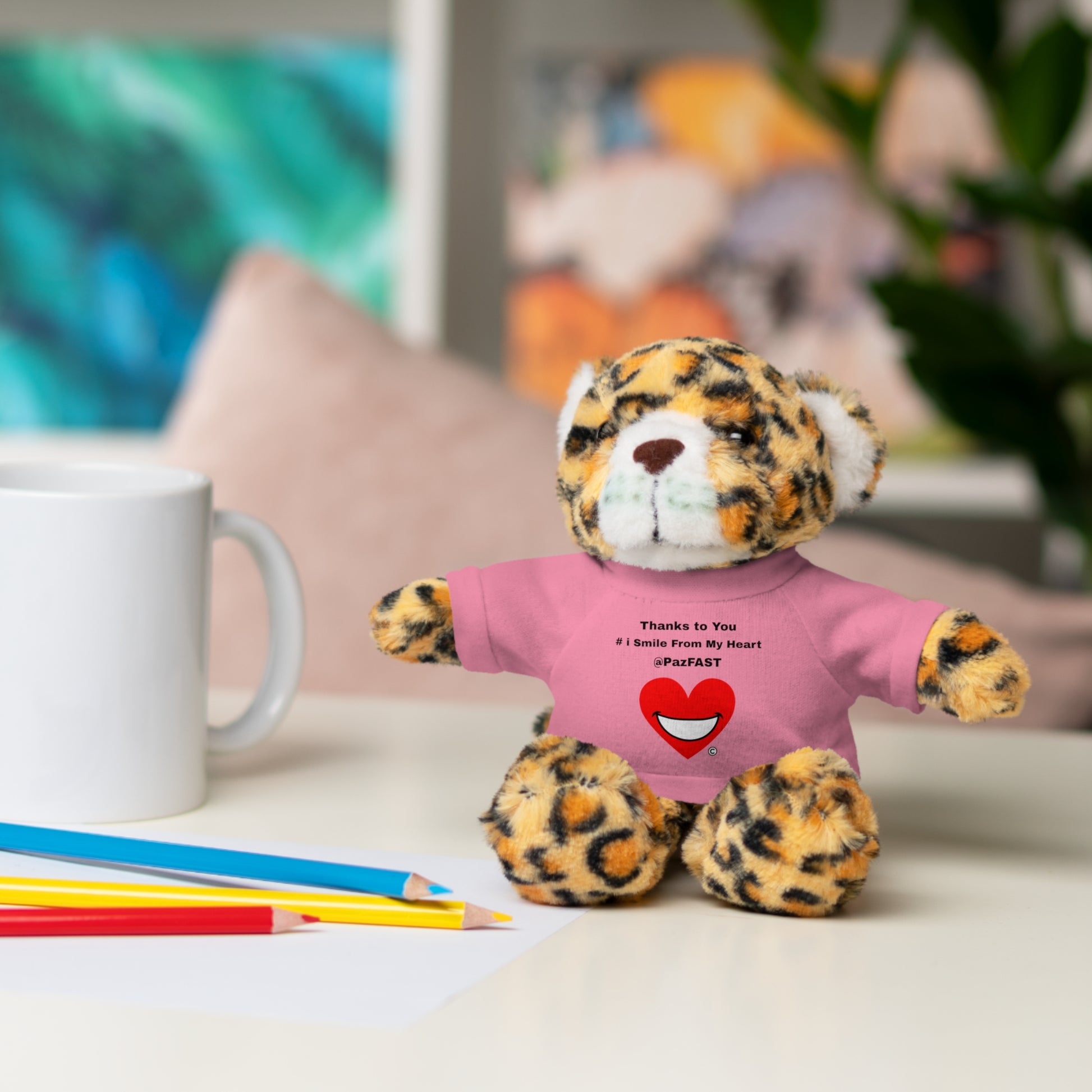 Stuffed Animals with Tee | Extend Total *Kindness with "Paz FAST, The Love Solution" - The Love Solution