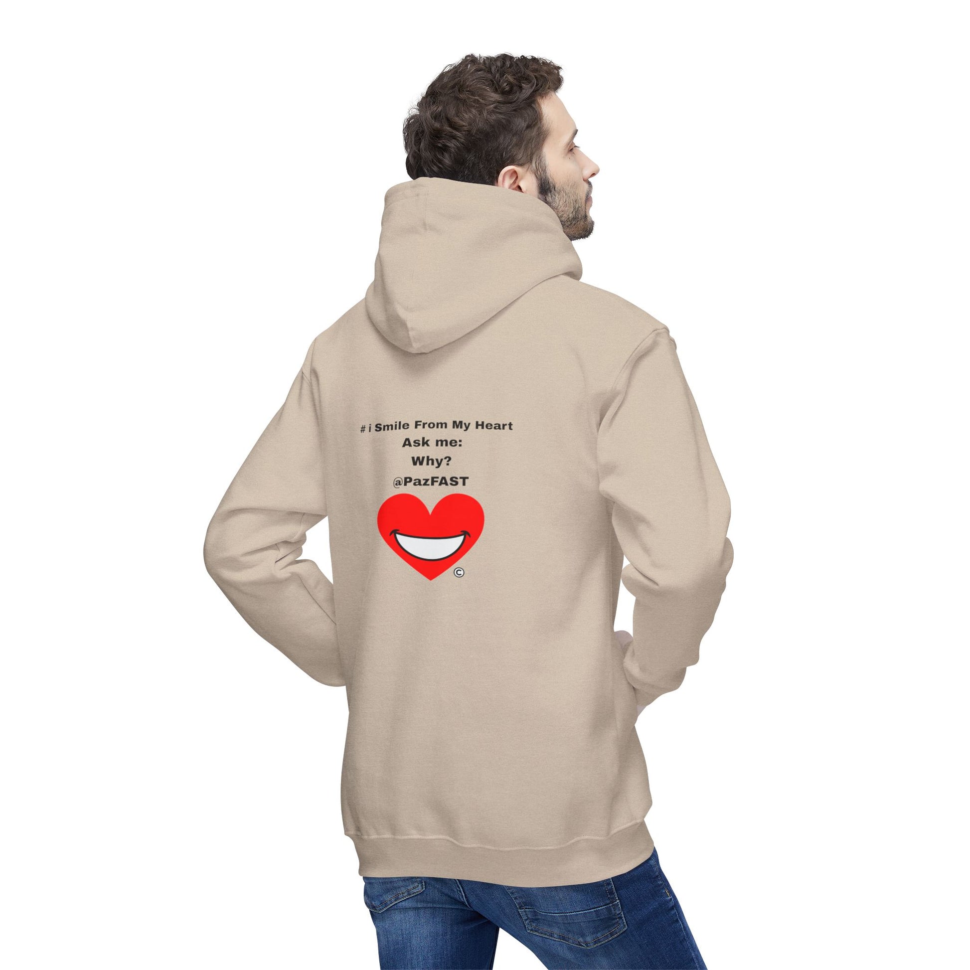 Unisex Hooded Sweatshirt, Made in US | Extend Total *Kindness with "Paz FAST, The Love Solution" - The Love Solution