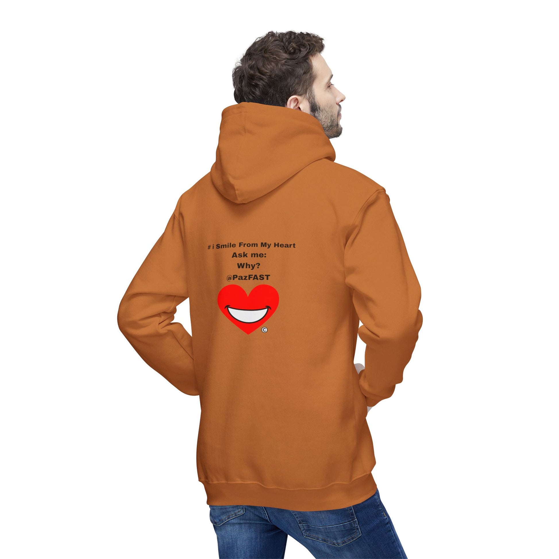 Unisex Hooded Sweatshirt, Made in US | Extend Total *Kindness with "Paz FAST, The Love Solution" - The Love Solution