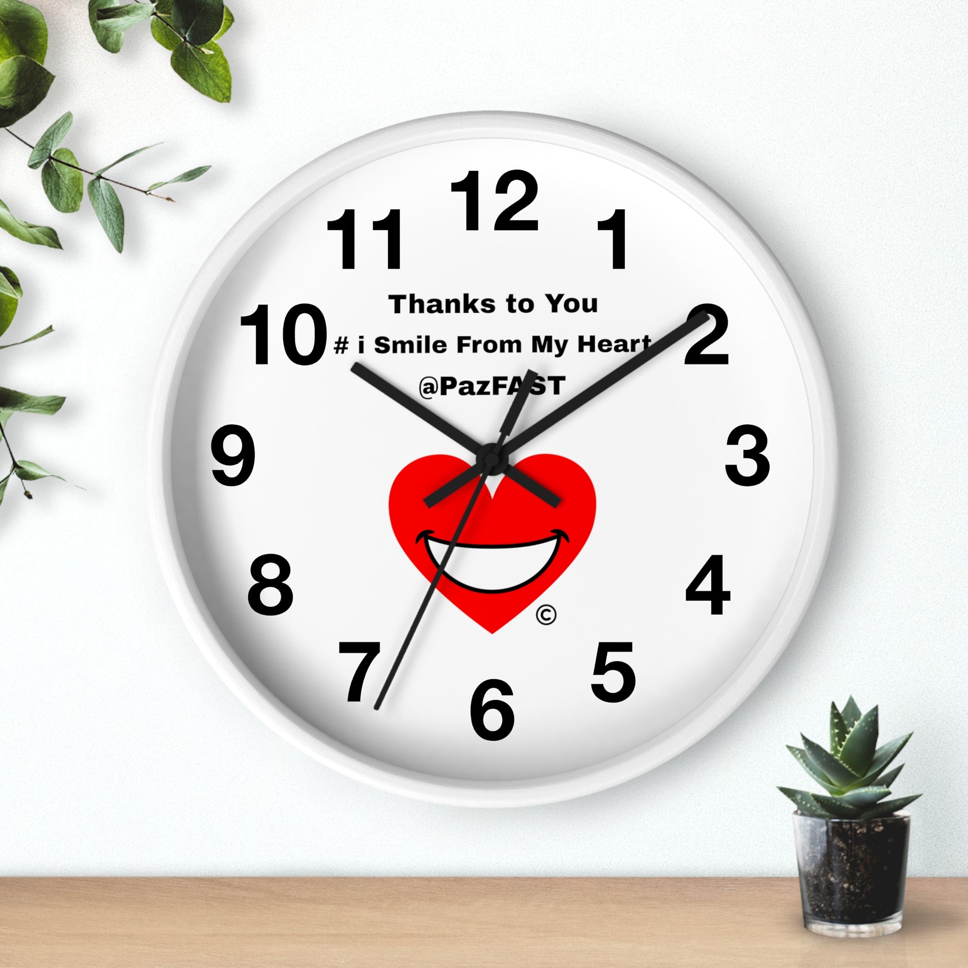 Wall Clock | Extend Total *Kindness with "Paz FAST, The Love Solution" - The Love Solution