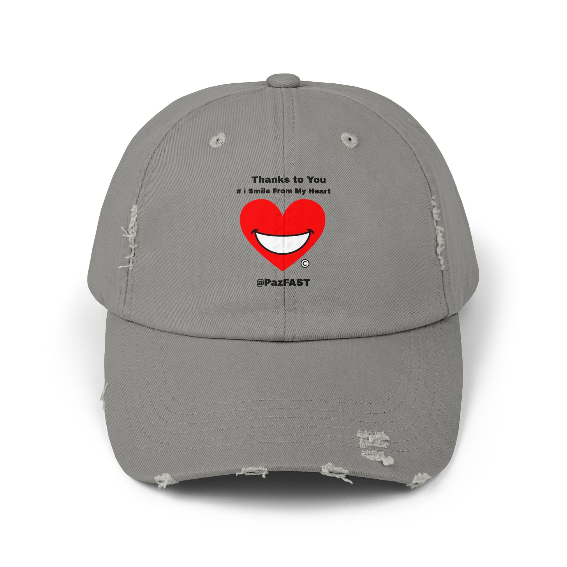 Unisex Distressed Cap | Extend Total *Kindness with "Paz FAST, The Love Solution" - The Love Solution