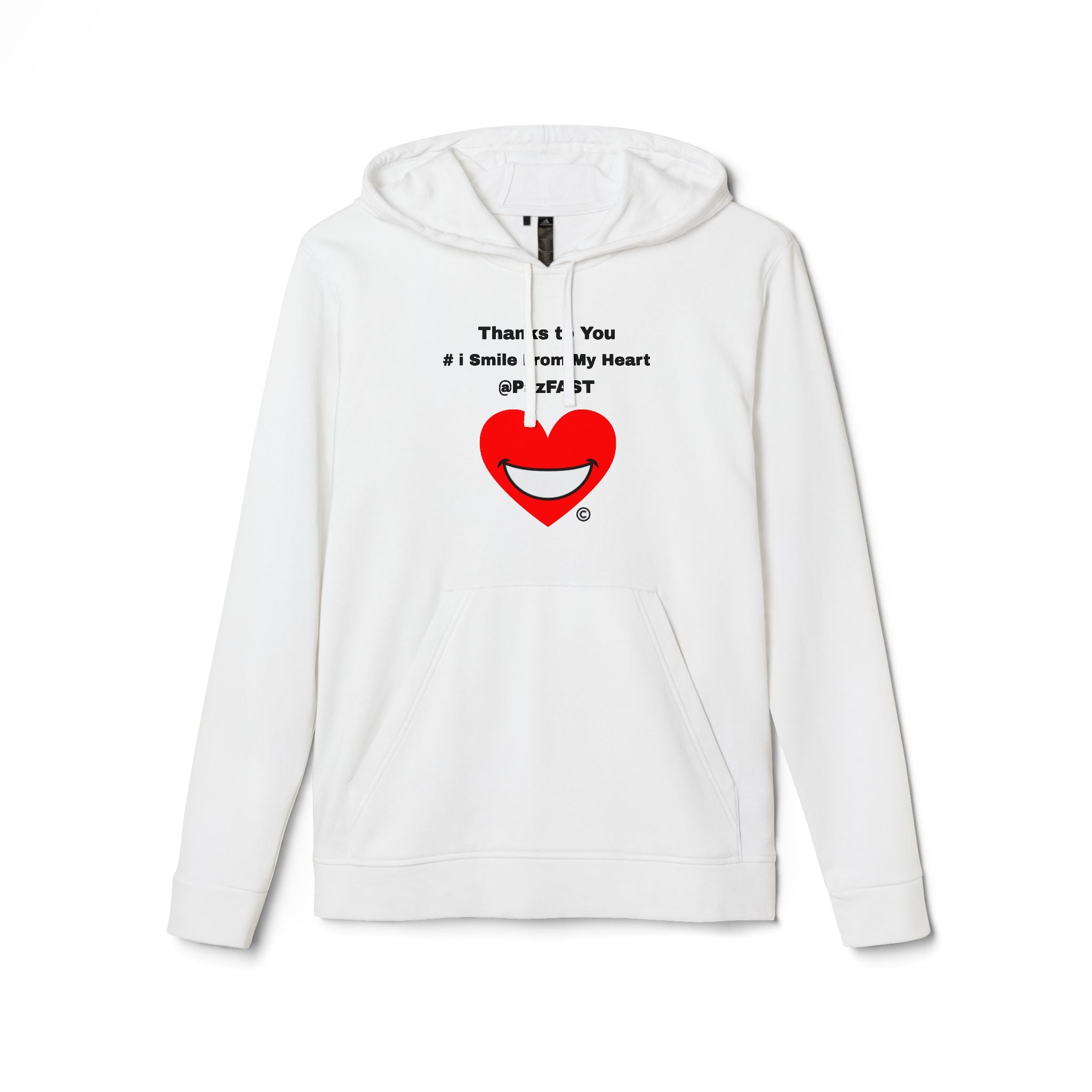 Adidas® Unisex Fleece Hoodie | Extend Total *Kindness with "Paz FAST, The Love Solution" - The Love Solution