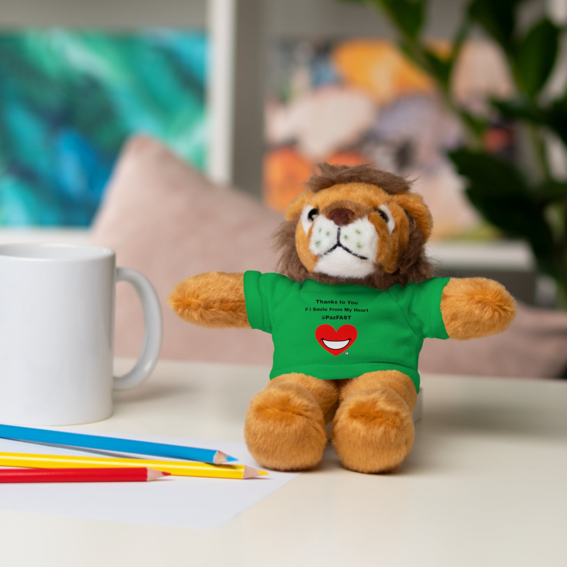 Stuffed Animals with Tee | Extend Total *Kindness with "Paz FAST, The Love Solution" - The Love Solution