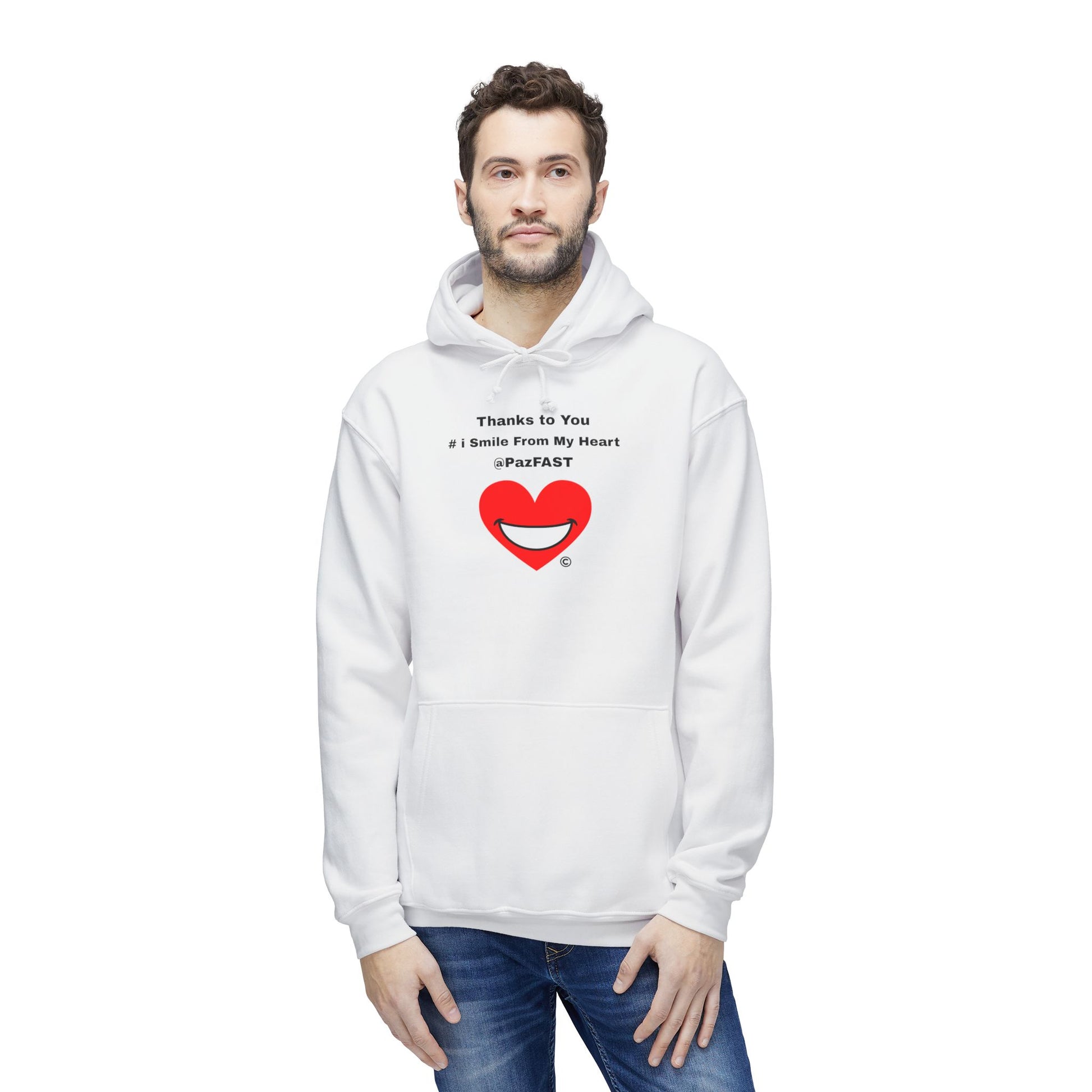 Unisex Hooded Sweatshirt, Made in US | Extend Total *Kindness with "Paz FAST, The Love Solution" - The Love Solution