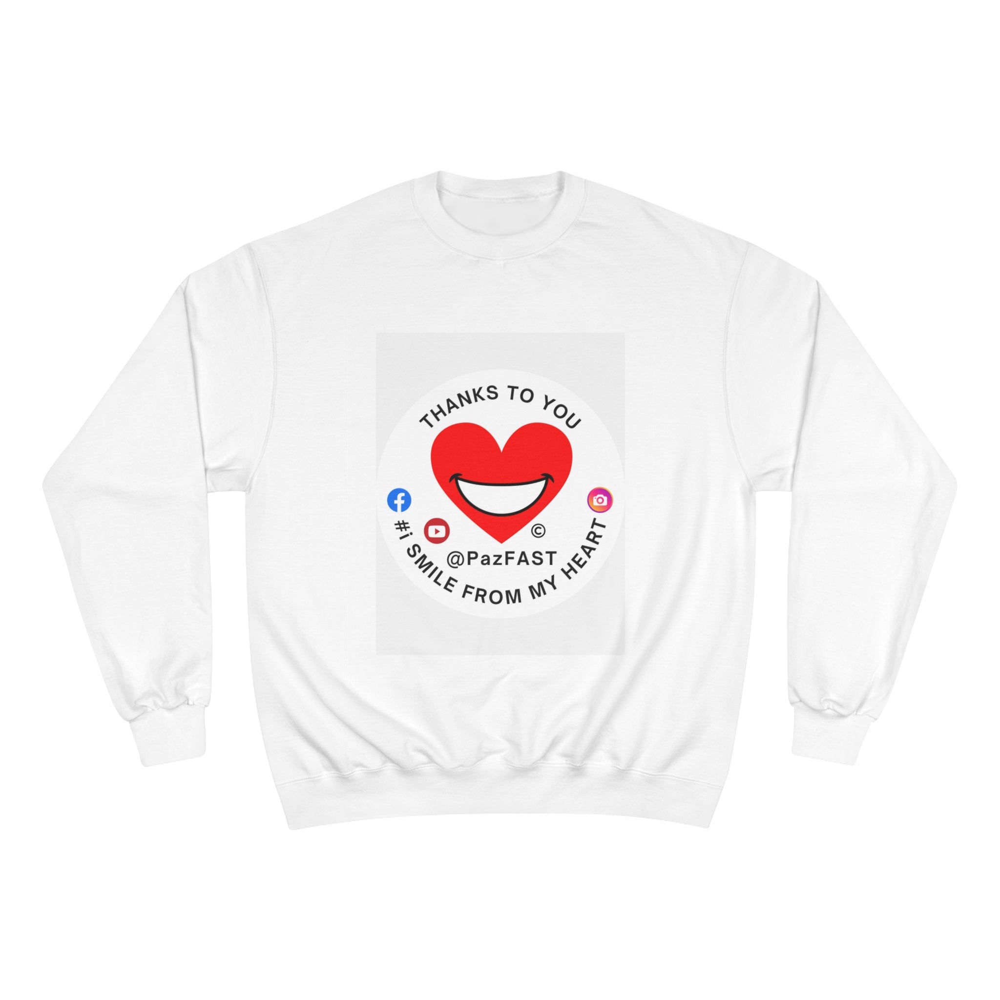 Champion Sweatshirt | Extend Total *Kindness with "Paz FAST, The Love Solution" - The Love Solution