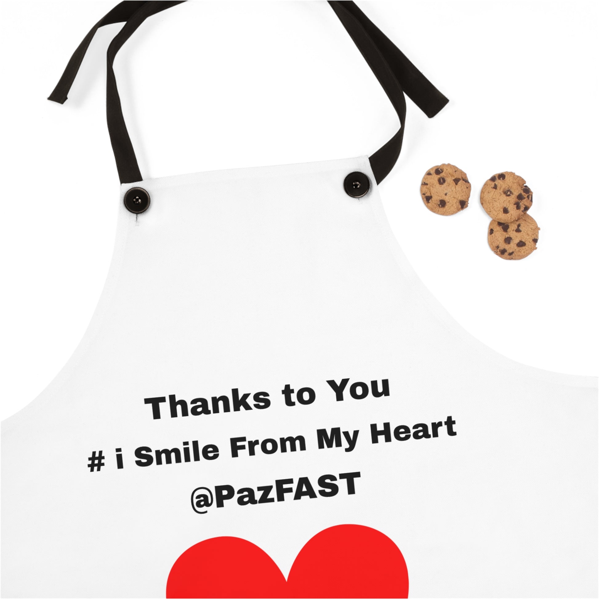 Durable Lightweight Poly Twill Apron (AOP) | Extend Total *Kindness with "Paz FAST, The Love Solution" - The Love Solution