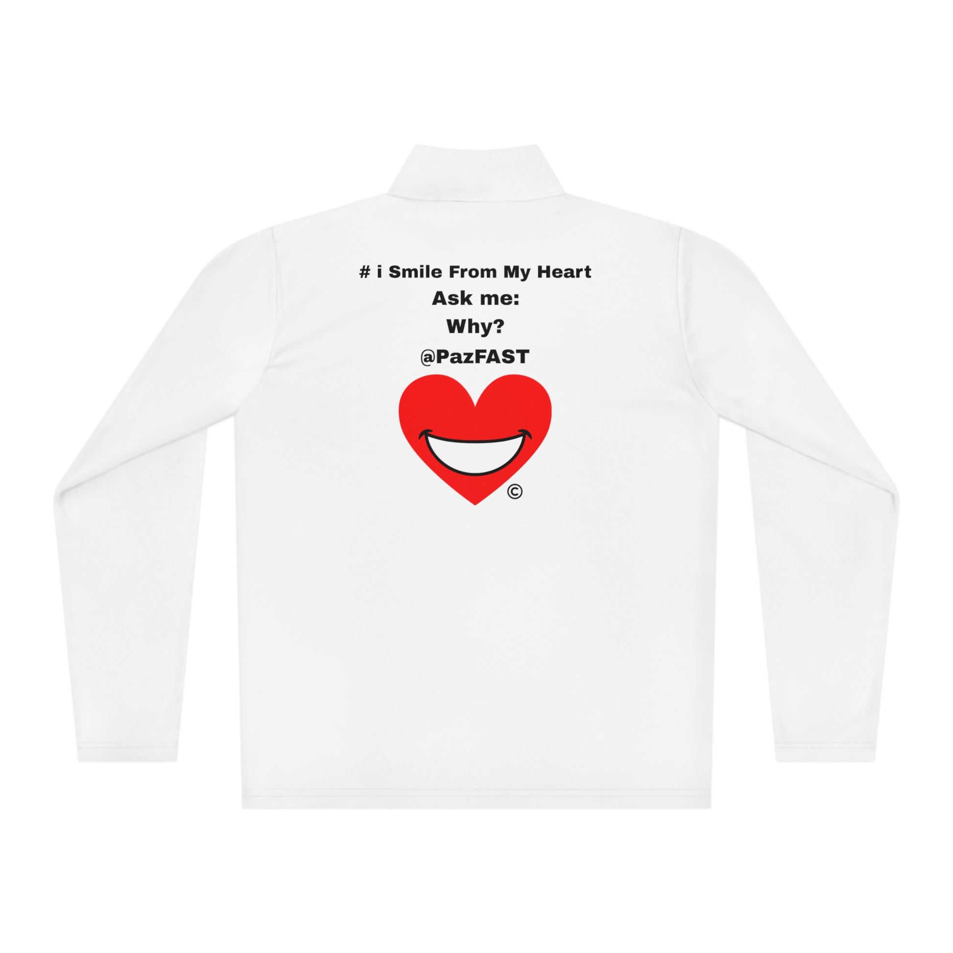 Unisex Quarter-Zip Pullover | Extend Total *Kindness with "Paz FAST, The Love Solution" - The Love Solution