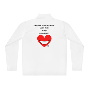 Unisex Quarter-Zip Pullover | Extend Total *Kindness with "Paz FAST, The Love Solution" - The Love Solution