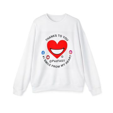 Unisex Drop Shoulder Sweatshirt | Extend Total *Kindness with "Paz FAST, The Love Solution" - The Love Solution